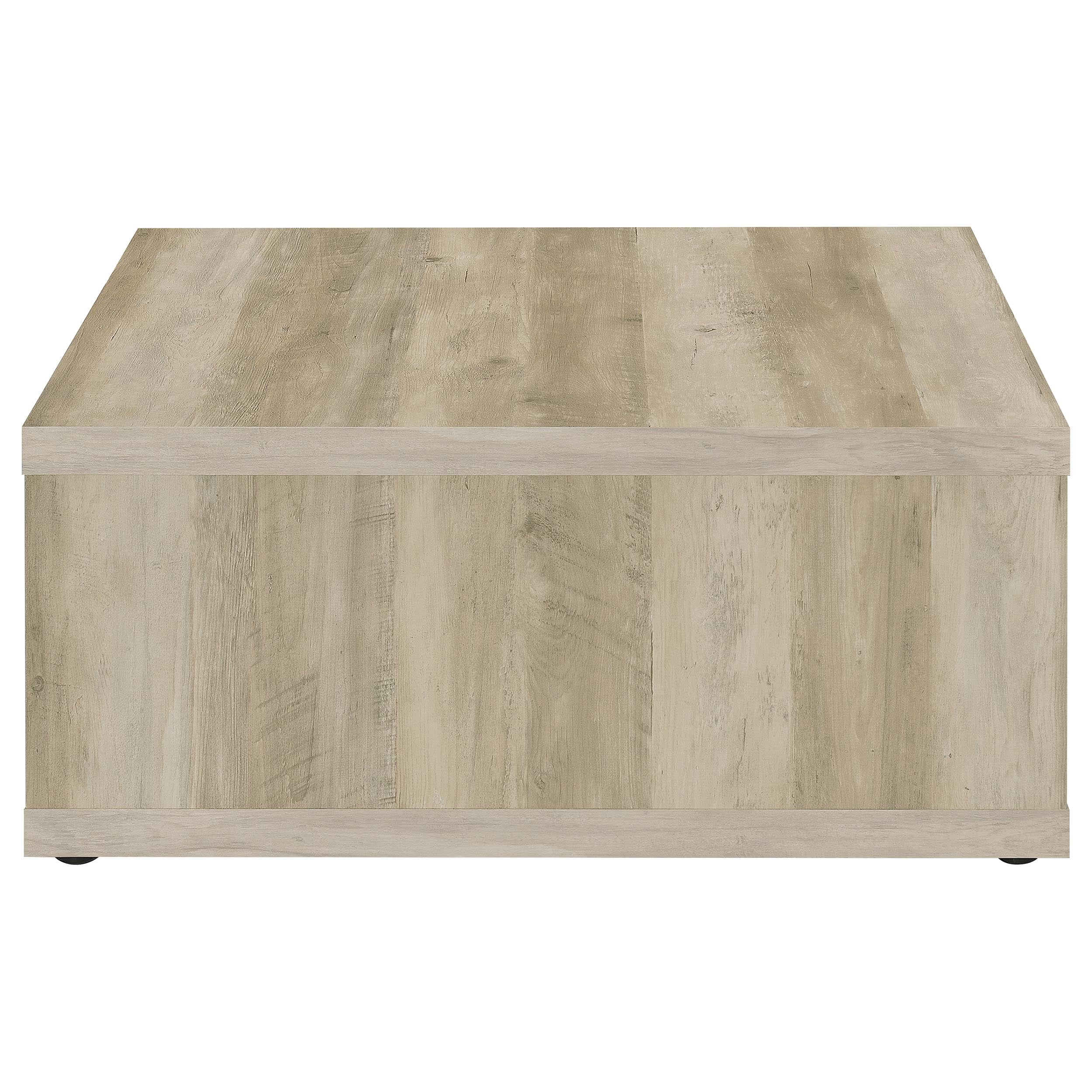 Frisco Square Engineered Wood Coffee Table Distressed Pine-