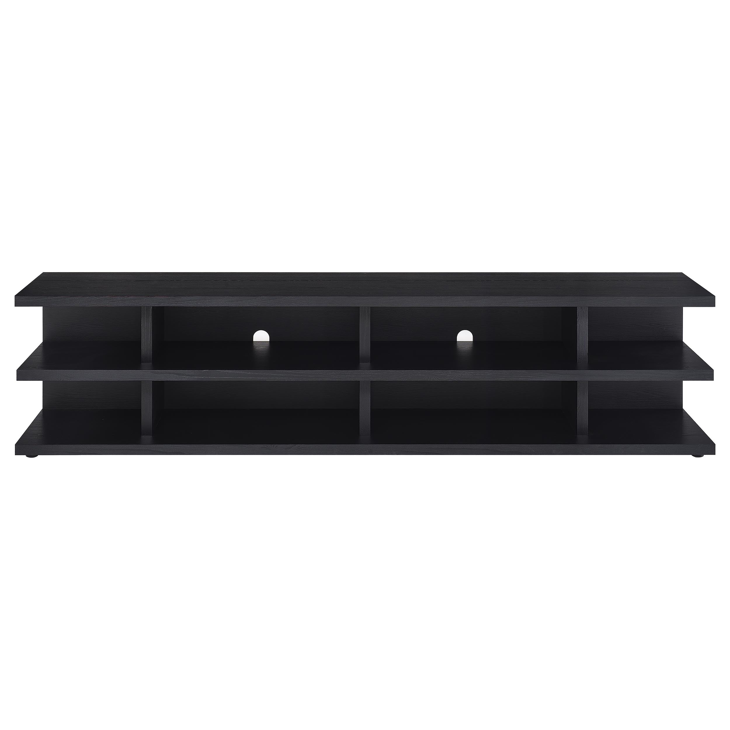 Cartmill 78-inch 2-tier TV Stand Media Console Black-