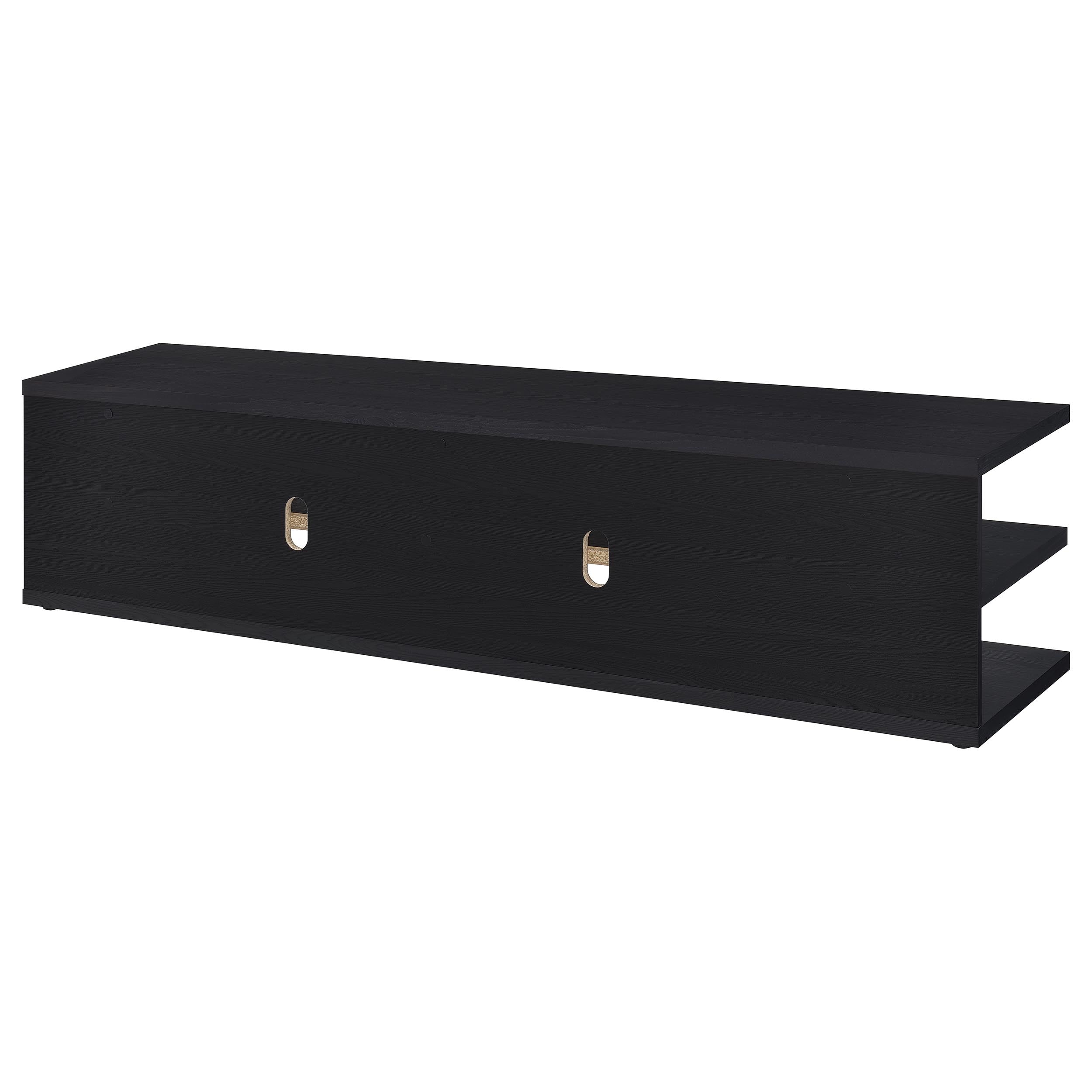 Cartmill 78-inch 2-tier TV Stand Media Console Black-