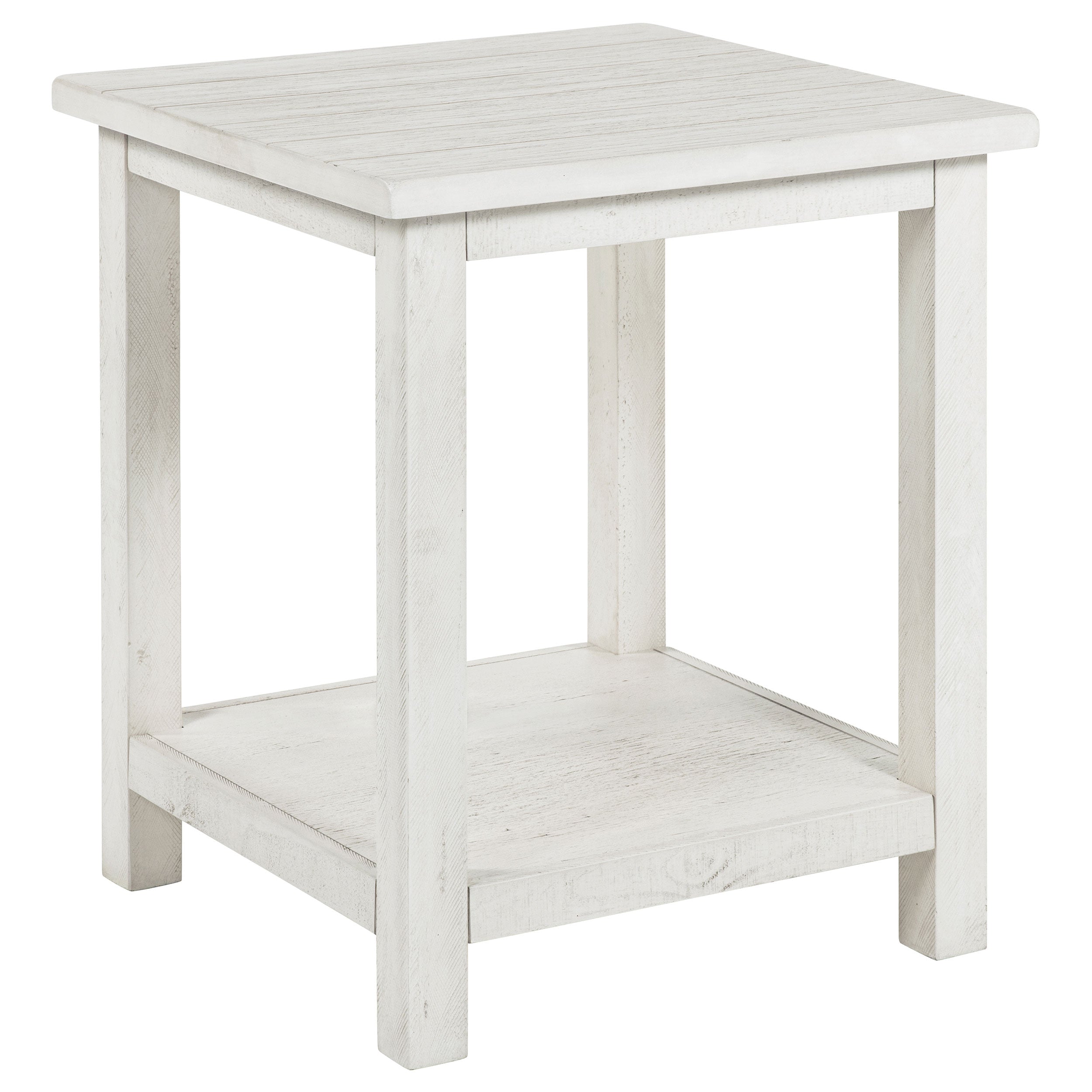 Payne 2-piece Coffee and End Table Set Distressed White-Coaster