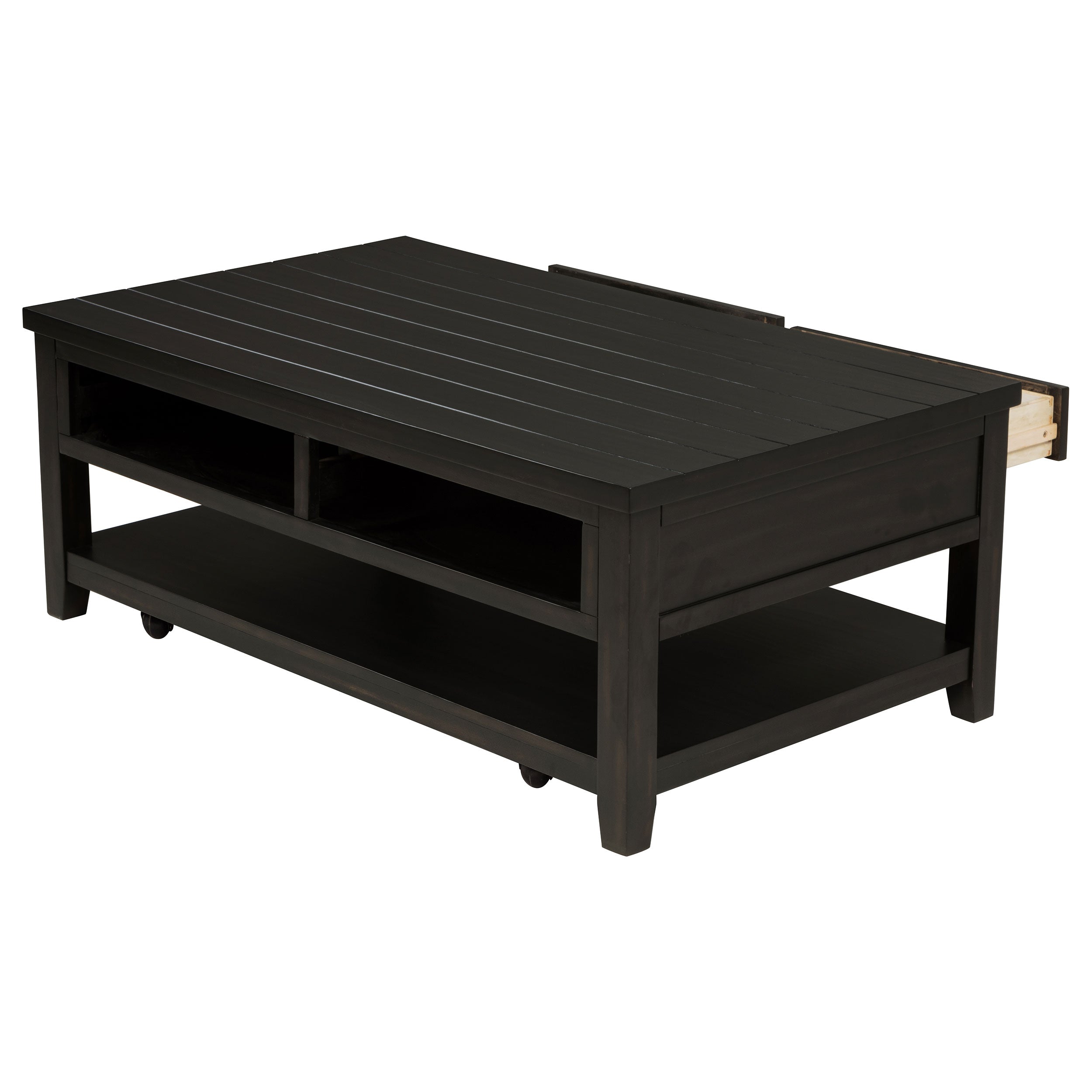 Concord 2-drawer Rectangular Coffee Table Distressed Java-