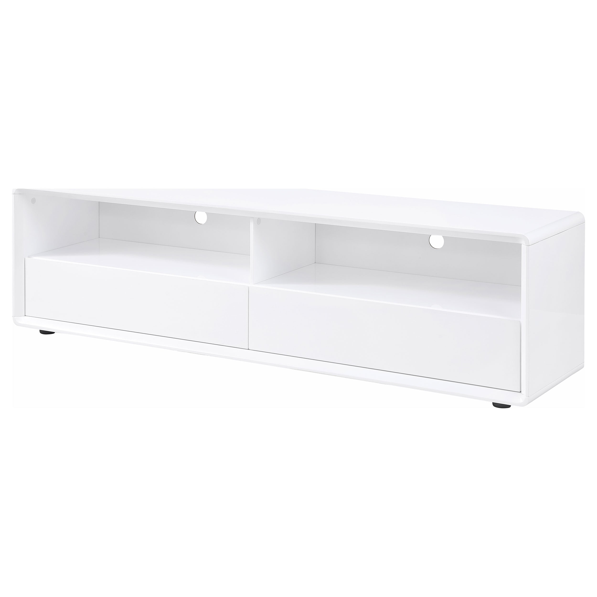 Ellice 71-inch TV Stand Media Console White-