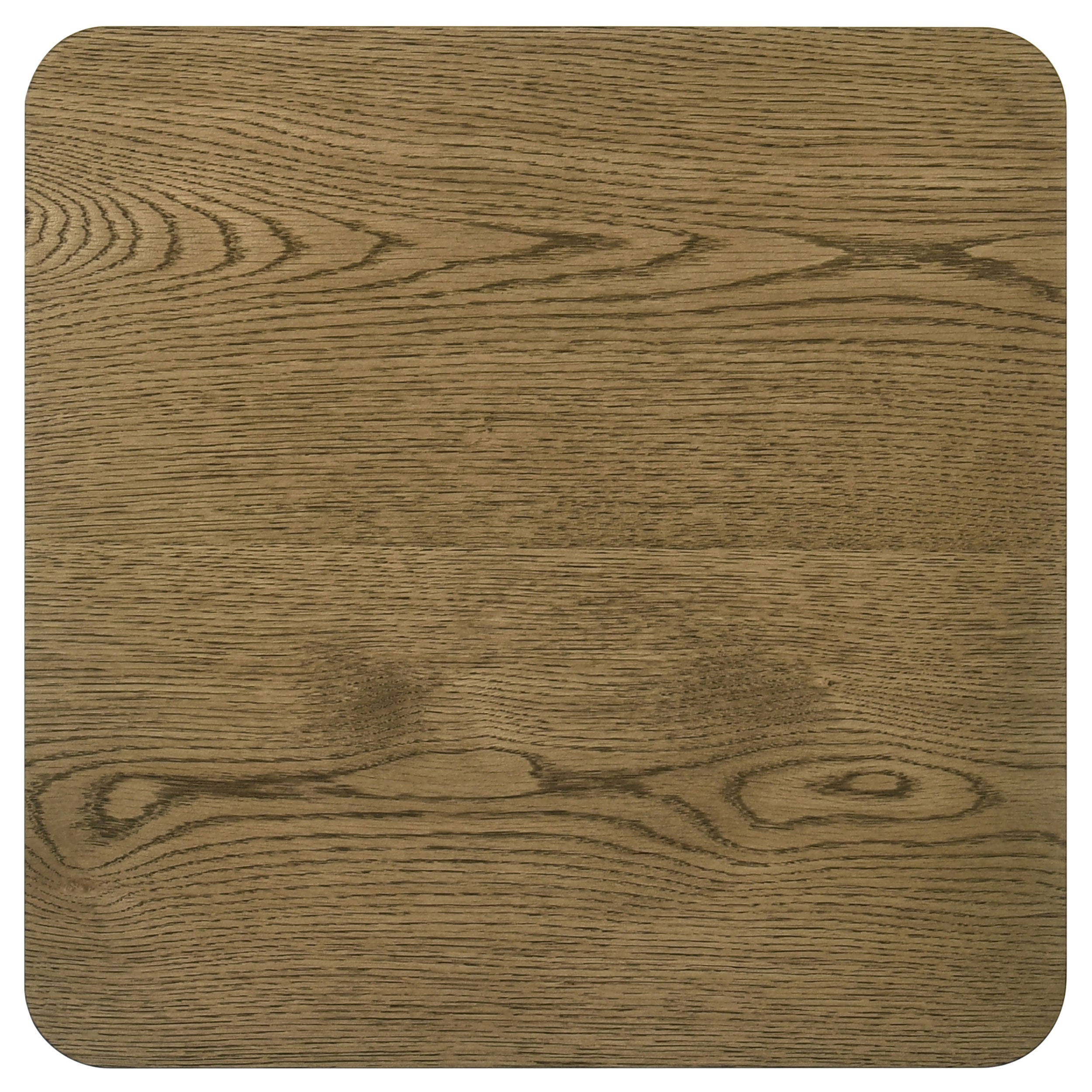 Castlewood Engineered Wood Accent Side End Table Brown Oak-