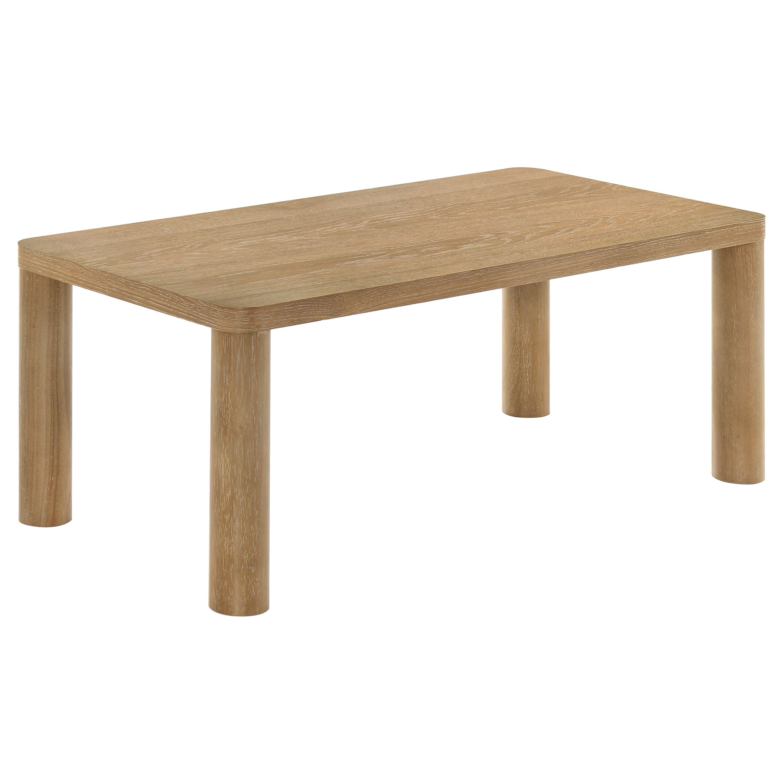 Castlewood Engineered Wood Cocktail Coffee Table Light Oak-