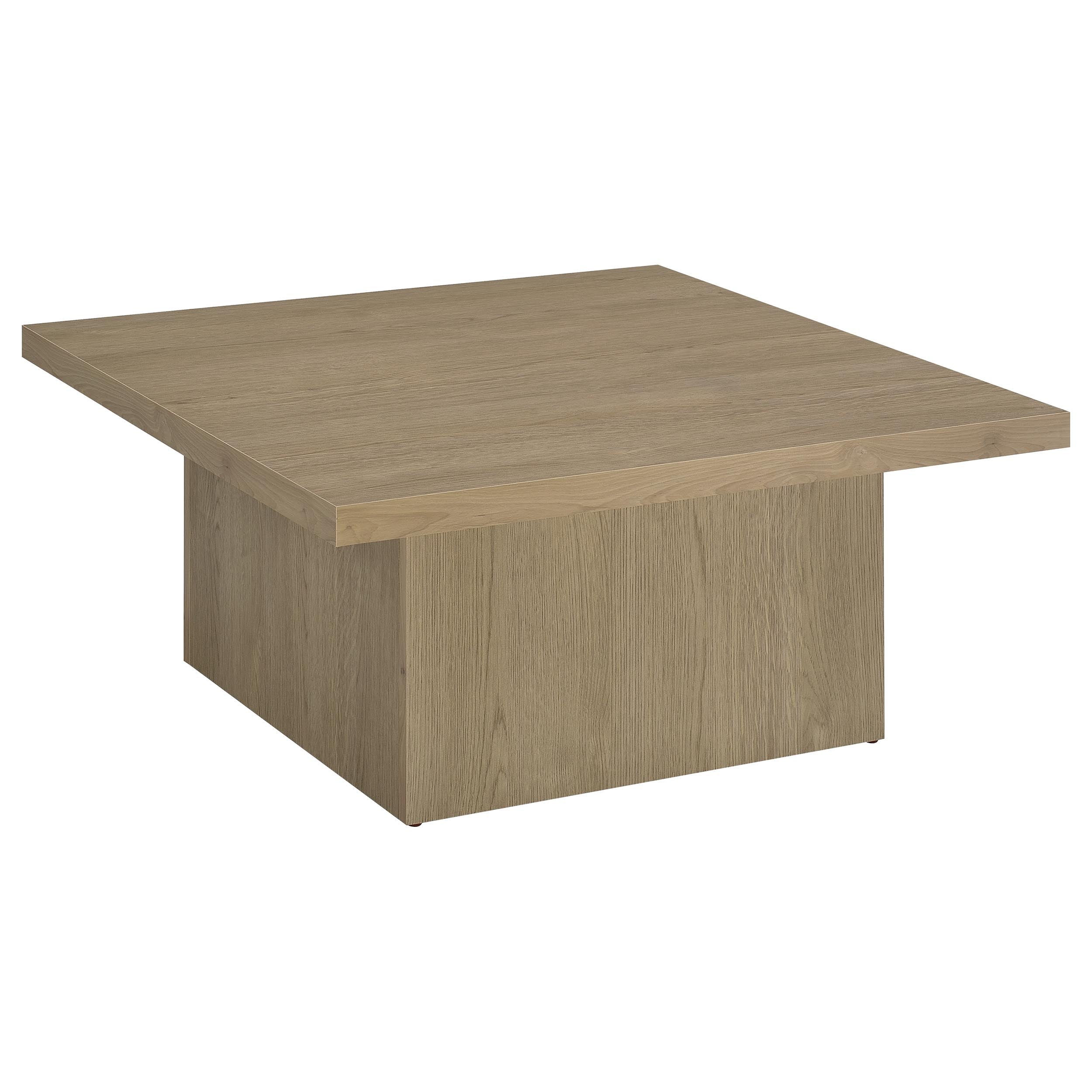 Devar Square Engineered Wood Cocktail Coffee Table Latte-