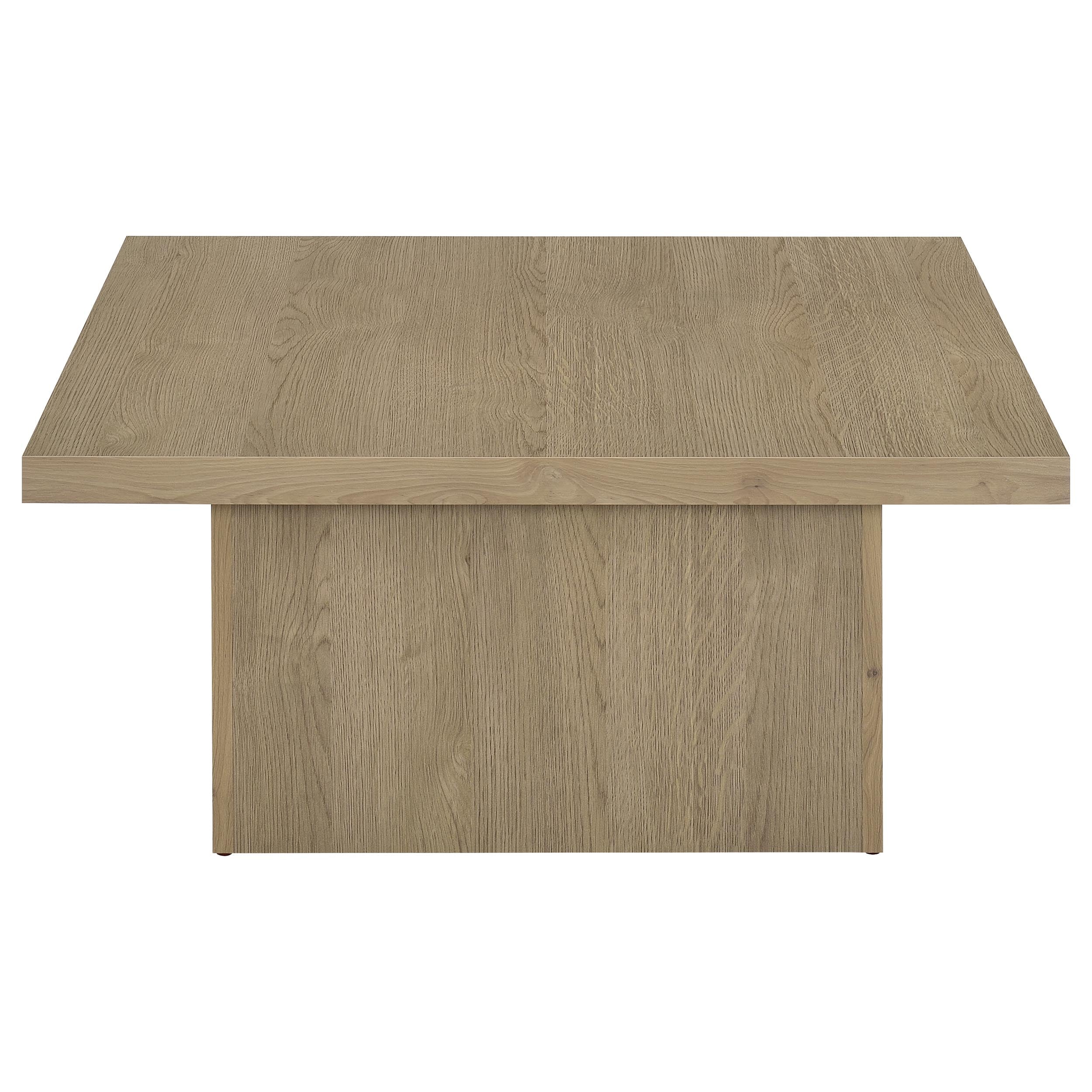 Devar Square Engineered Wood Cocktail Coffee Table Latte-