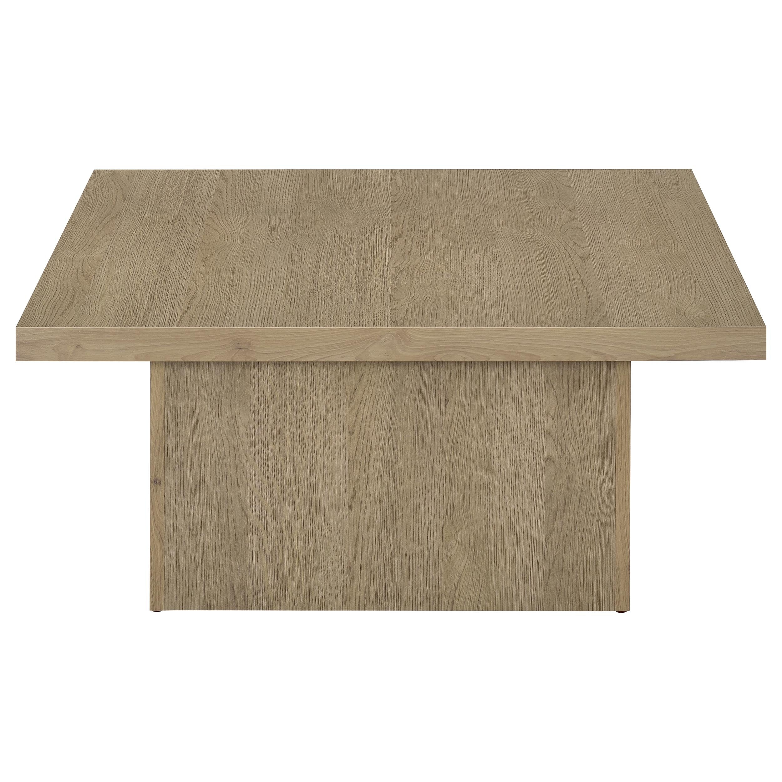 Devar Square Engineered Wood Cocktail Coffee Table Latte-