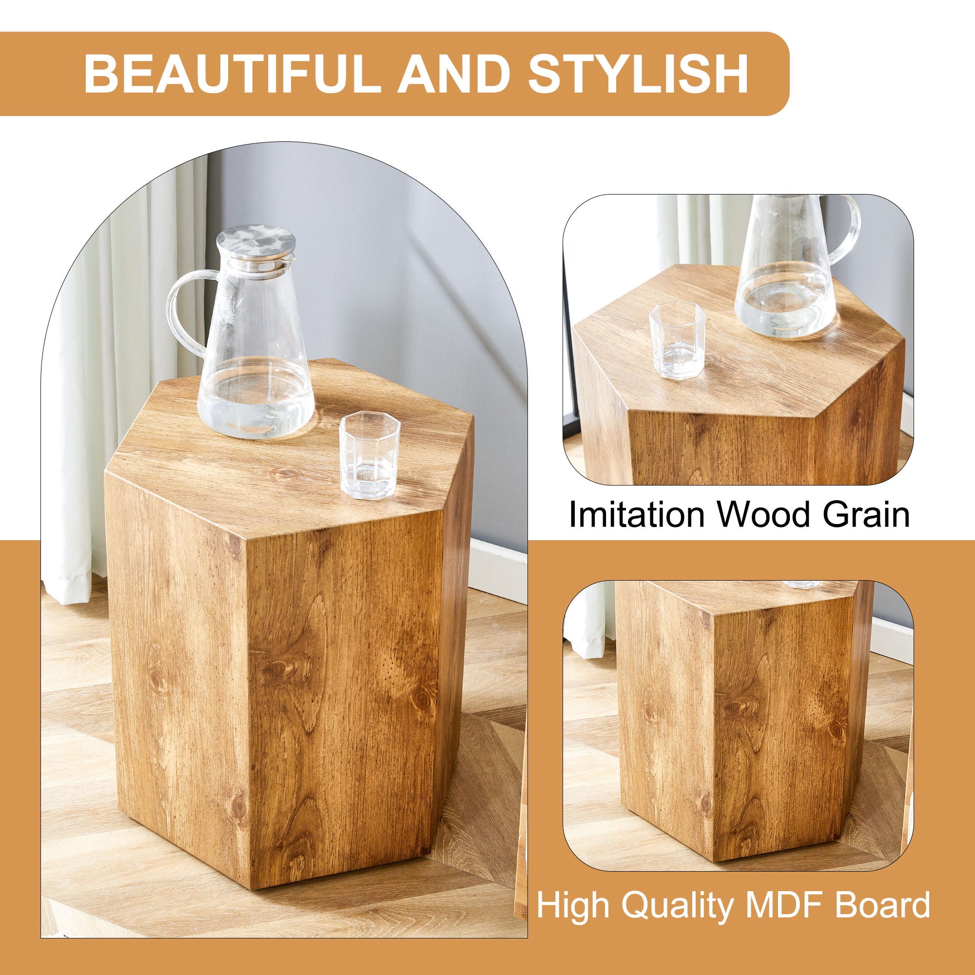 Modern Coffee Table With Complex Texture Patterns