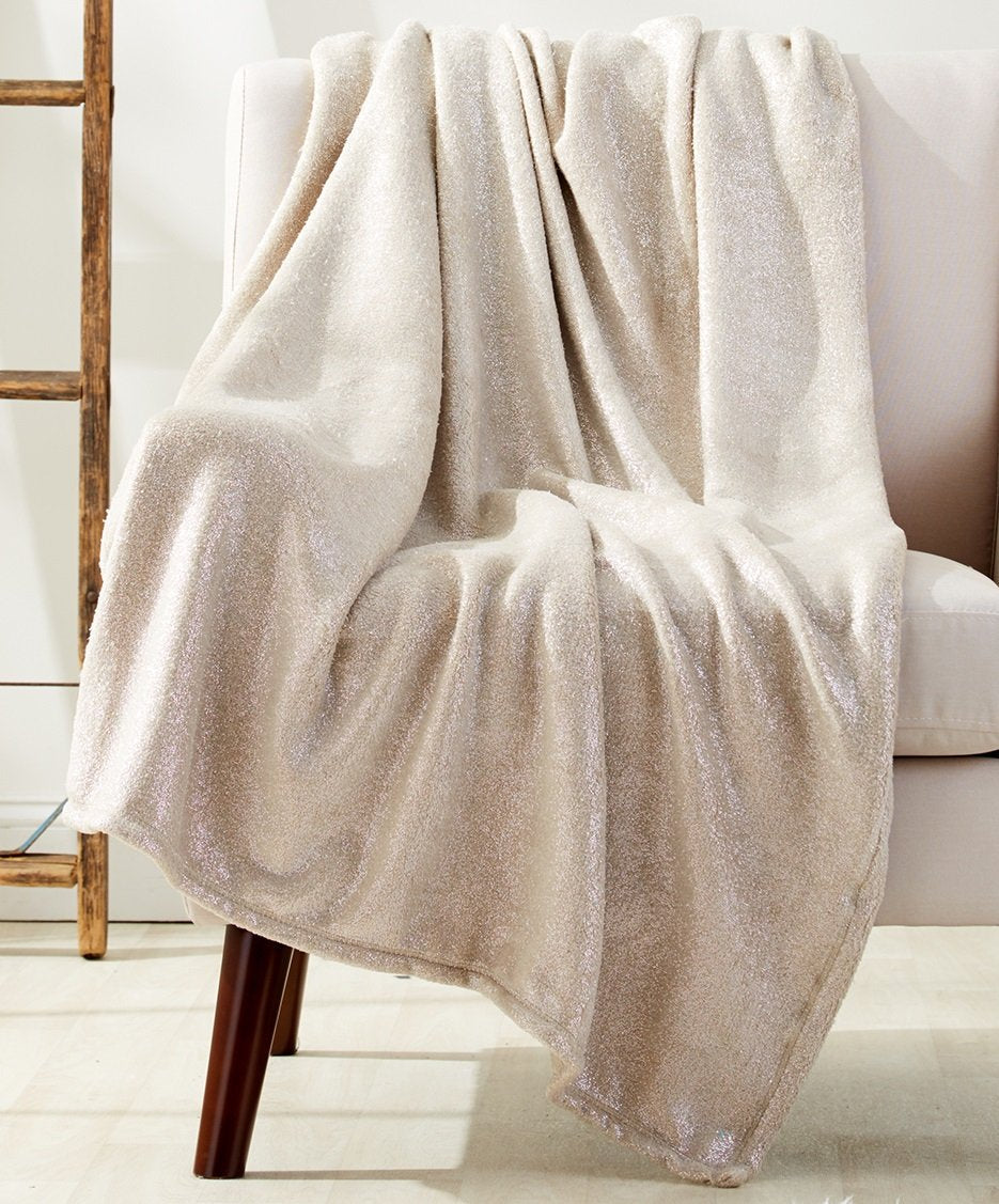 Faith, Hope, Love Home Decor Velvet Touch Metallic Sparkle Microplush Throw Blanket - Best Buy Furniture