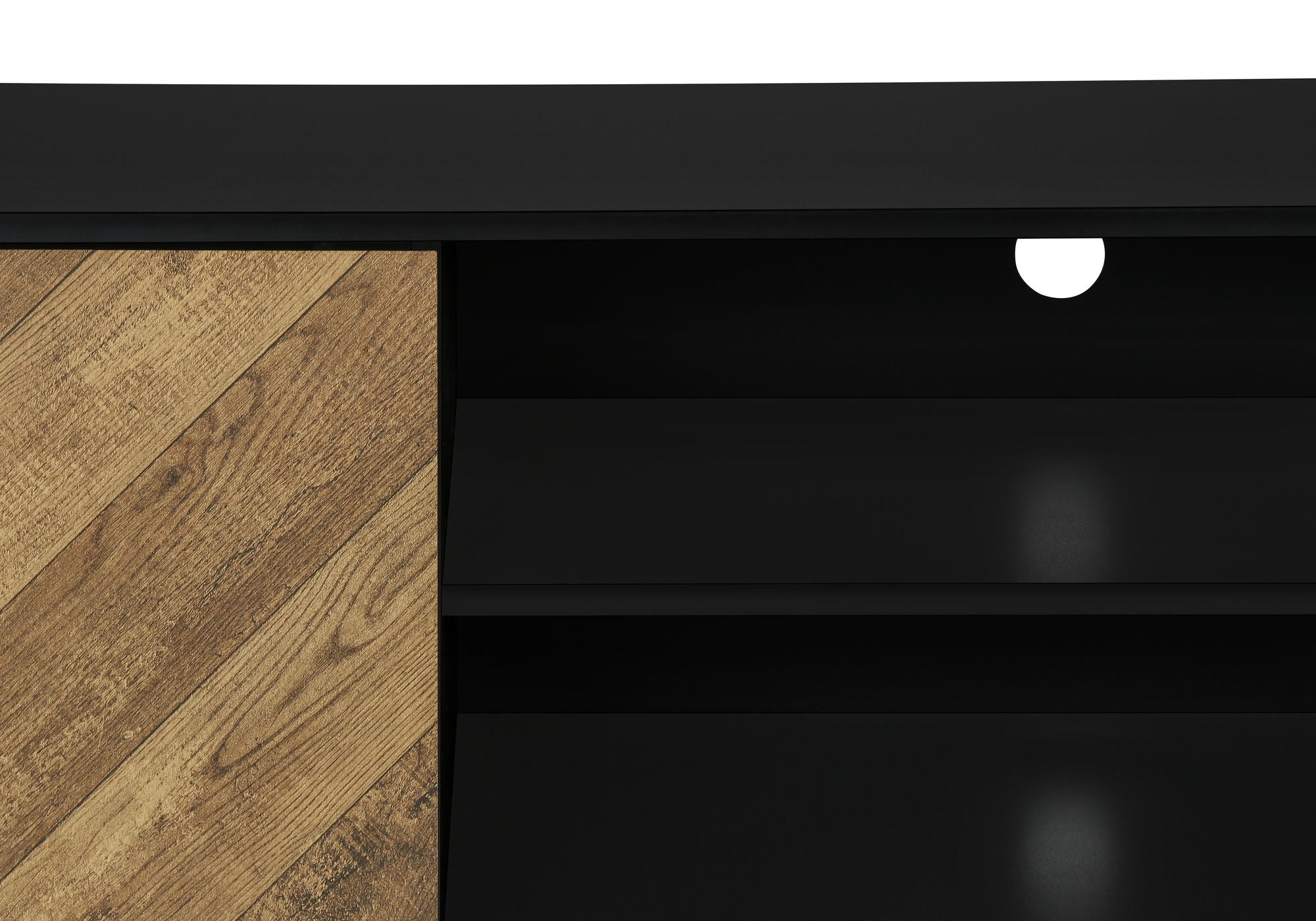 TV Stand, Console, Media Entertainment Center, Storage Cabinet, Modern Design - Black - Best Buy Furniture