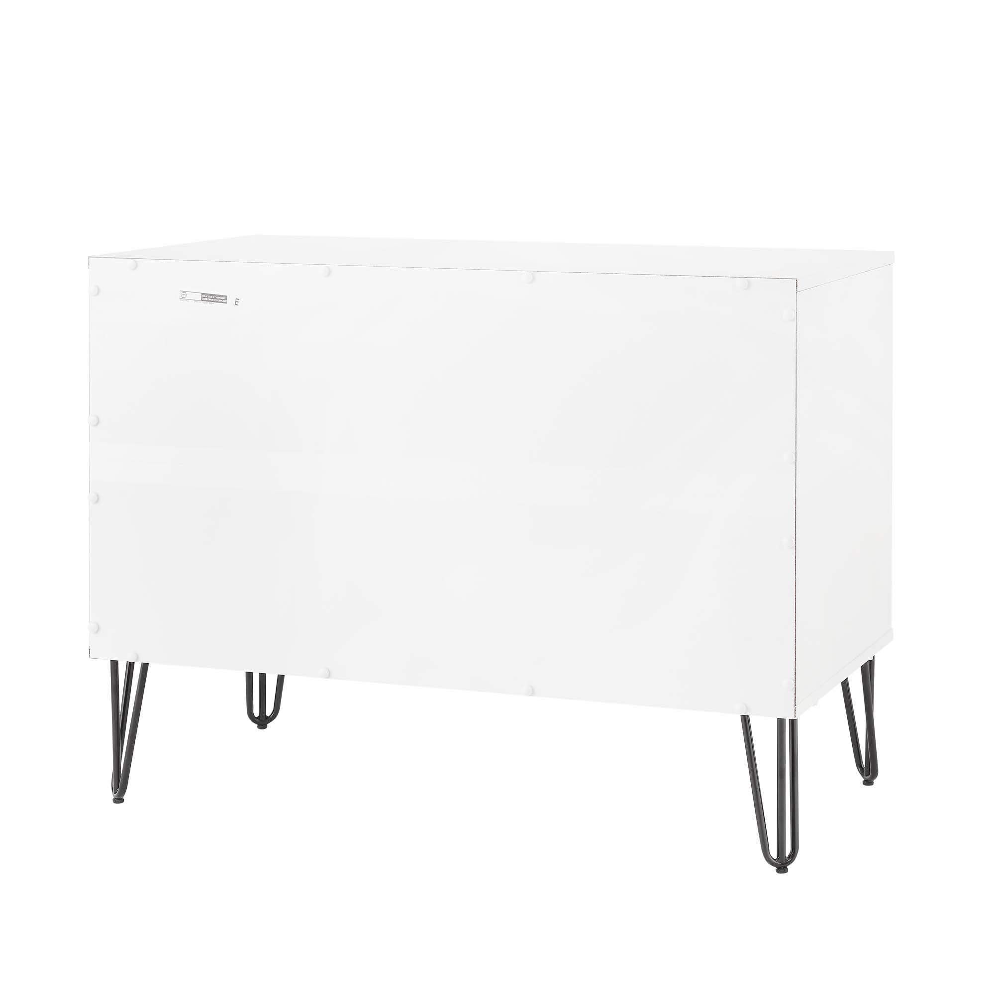Dumbo - Fluted Dresser - Gray / White
