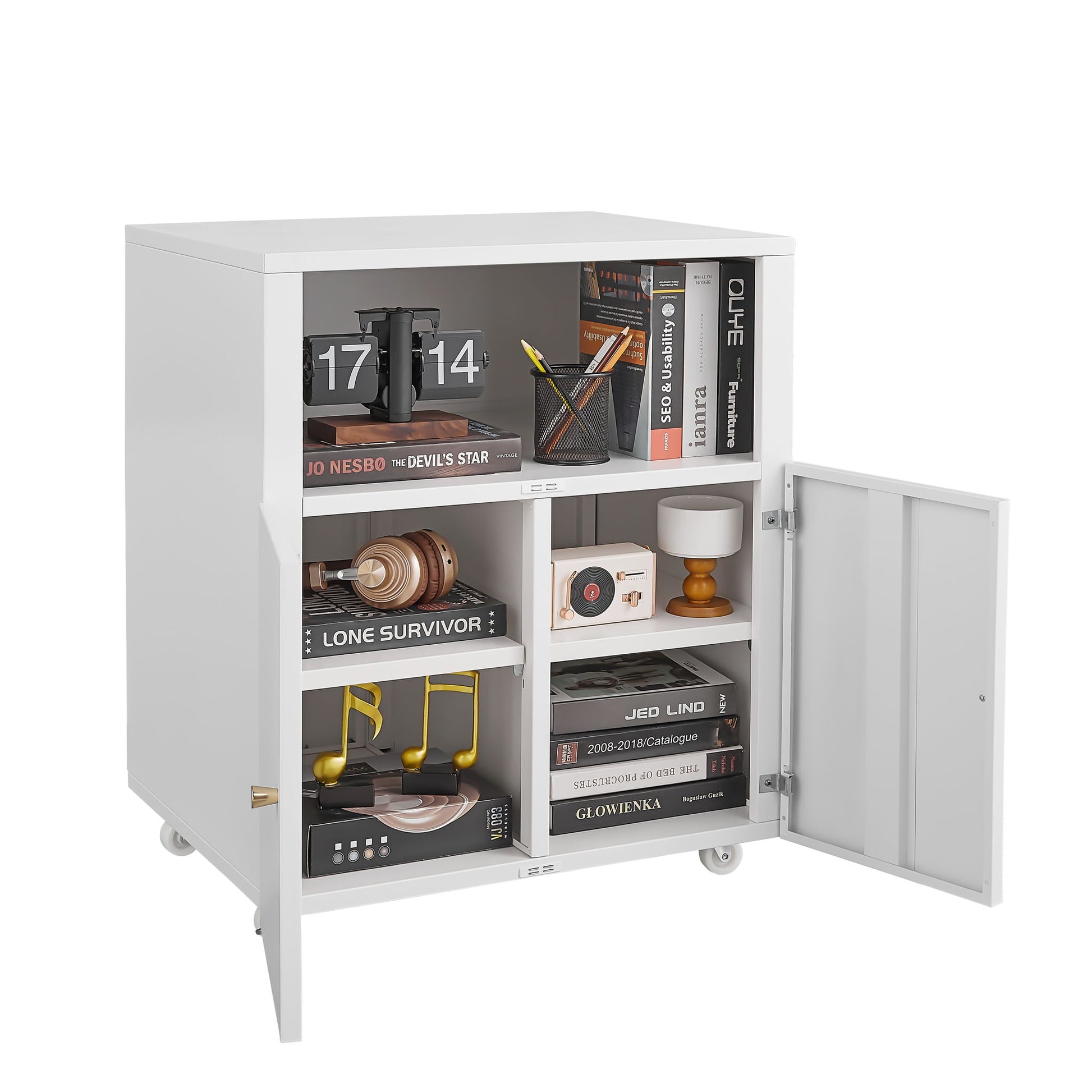 Home Office Printer Stand With Wheels And File Cabinet - Best Buy Furniture