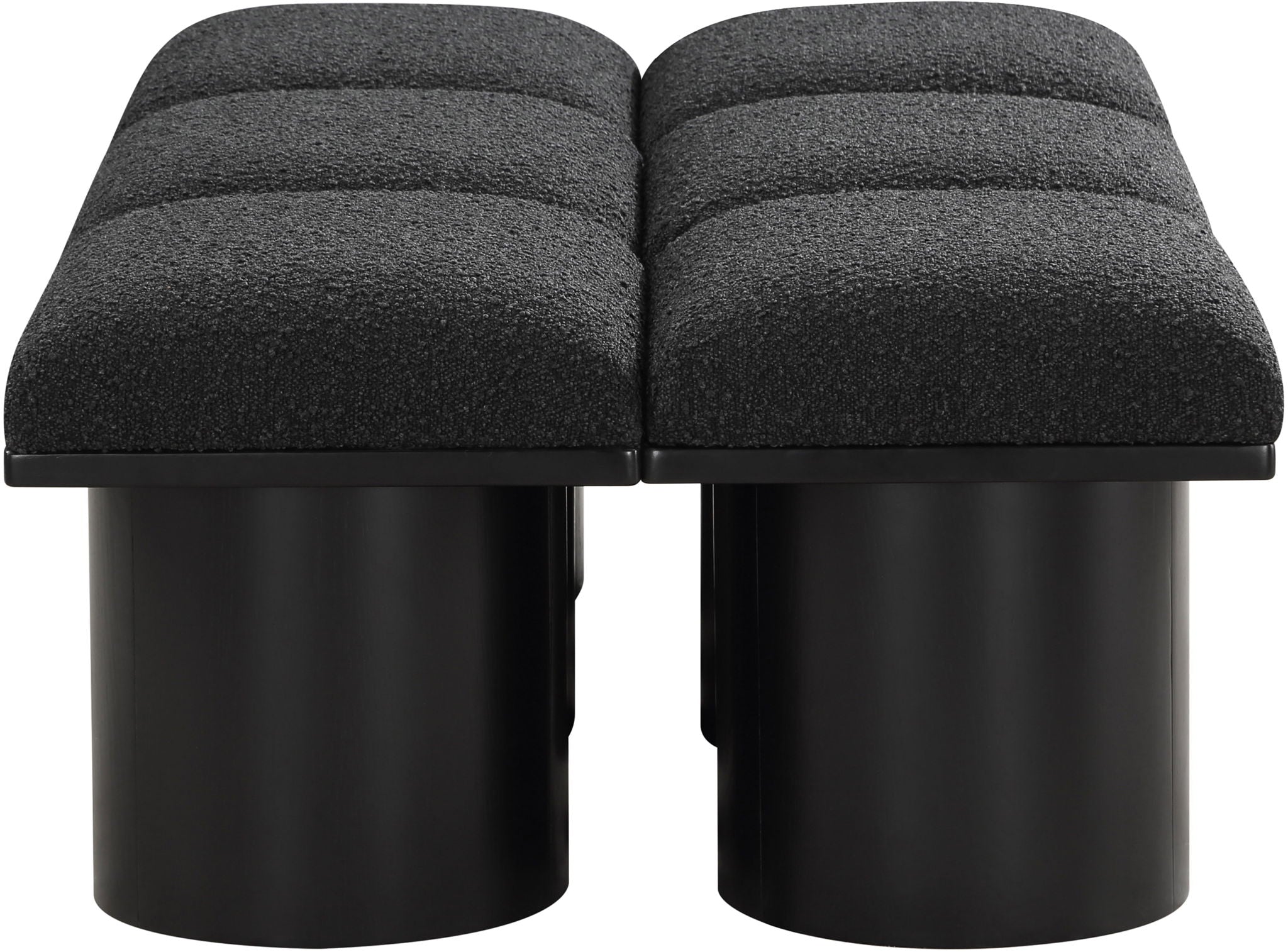 Pavilion - 6 Piece Modular Bench With Black Base