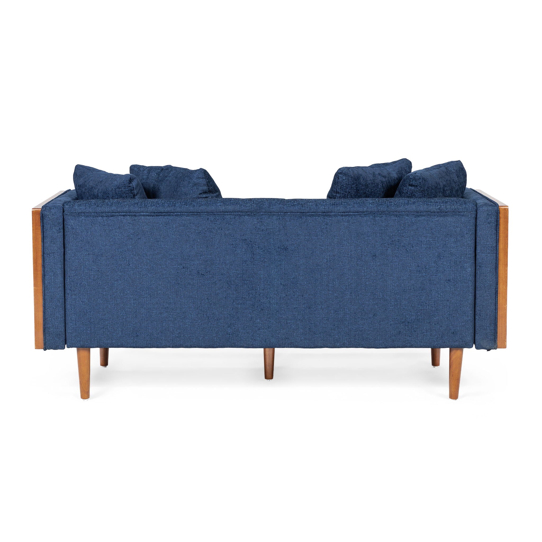 Retro Modern Loveseat With Button Tufted Upholstery