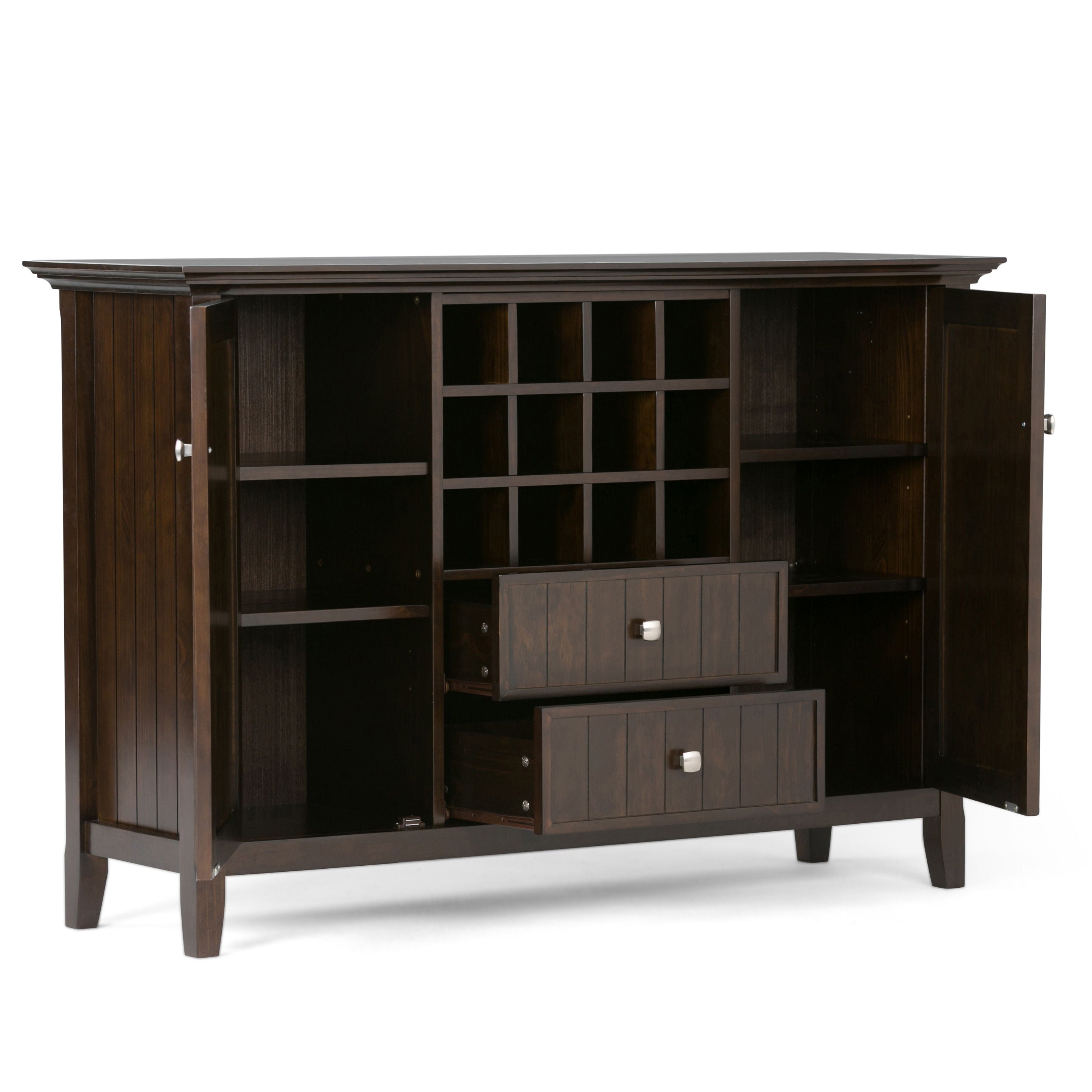 Bedford - Sideboard Buffet And Wine Rack - Best Buy Furniture