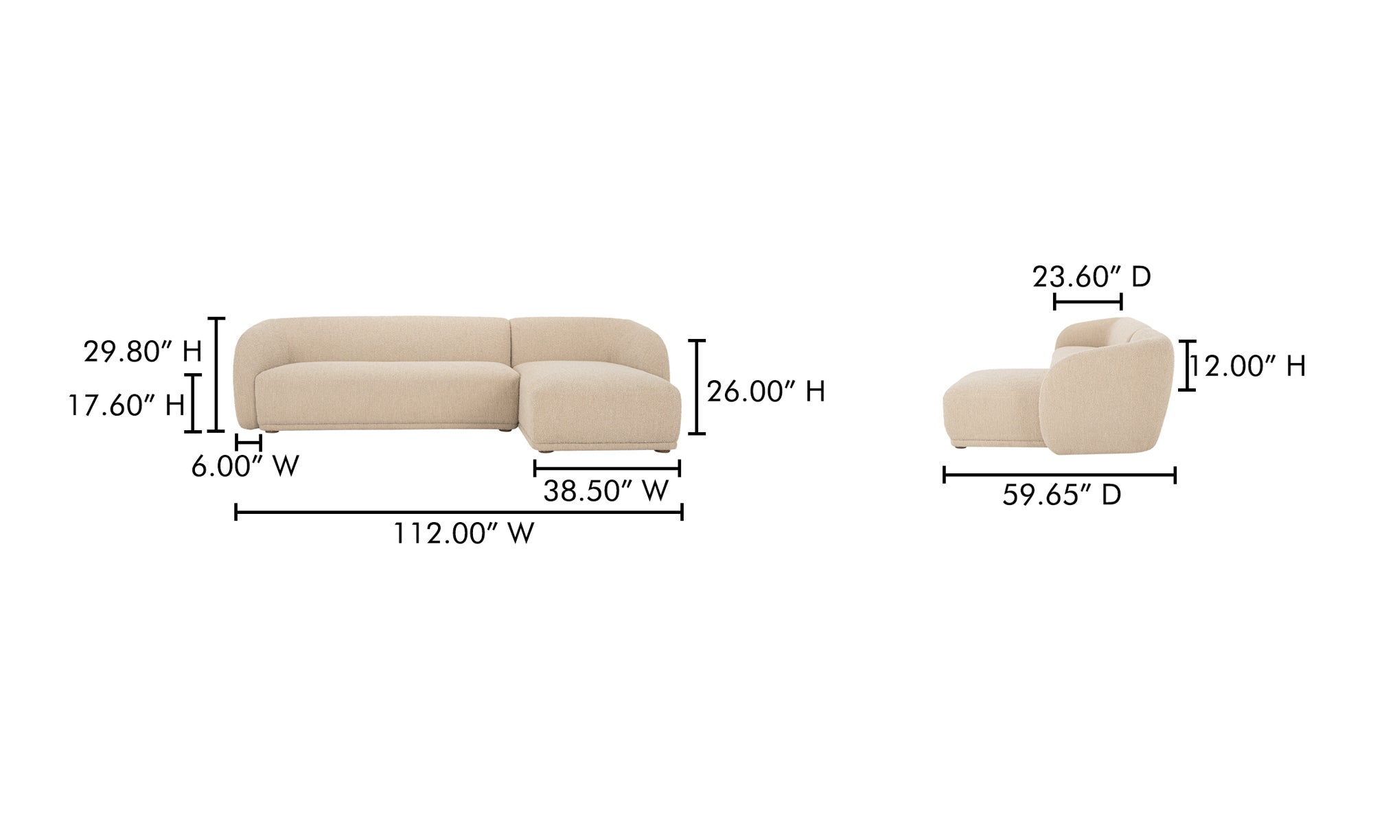 Faye Sectional - Moes Home