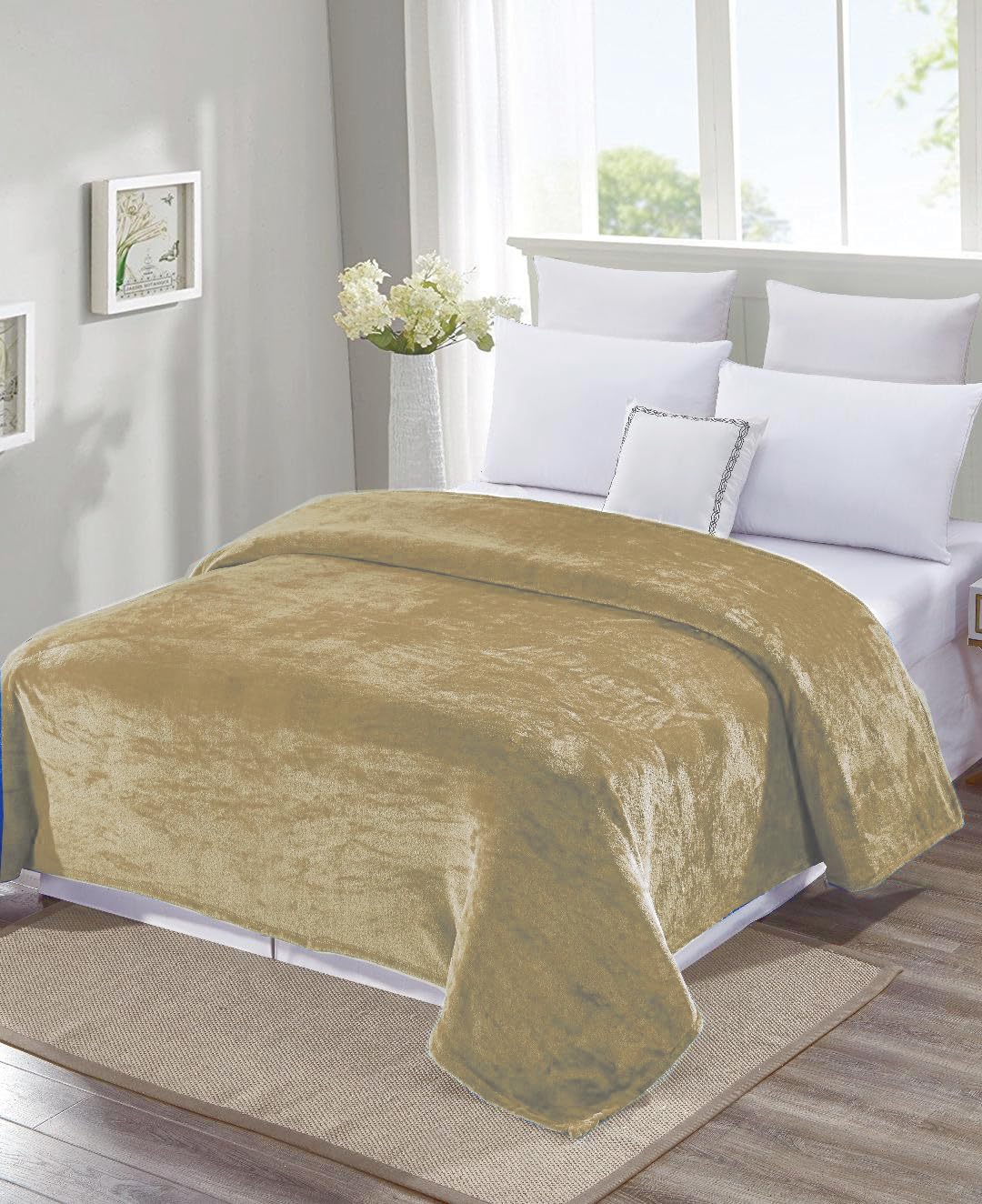 Faith, Hope, Love Home Decor Ultra Lush Twin Size Solid Microplush Blanket - Best Buy Furniture