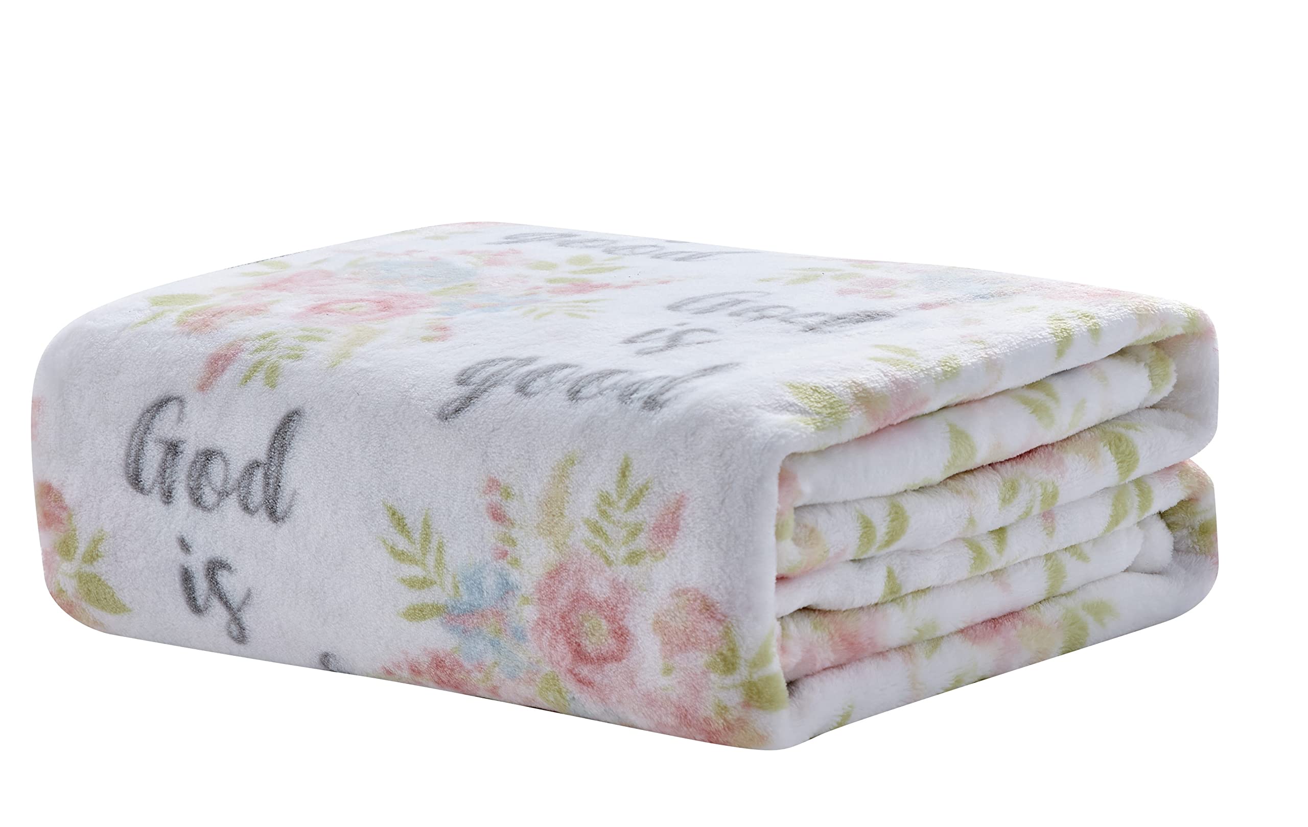 Faith, Hope, Love Home Decor God Is Good Oversized Microplush Throw Blanket - Best Buy Furniture