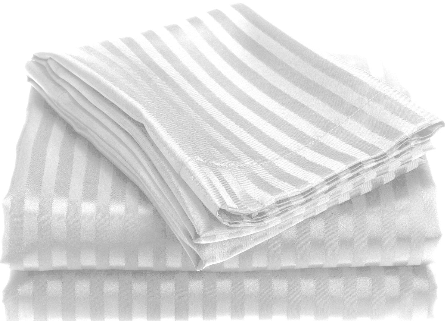 NobleHouse 1800 Series Wrinckle Resistant Embossed Stripe Sheet Set - Best Buy Furniture