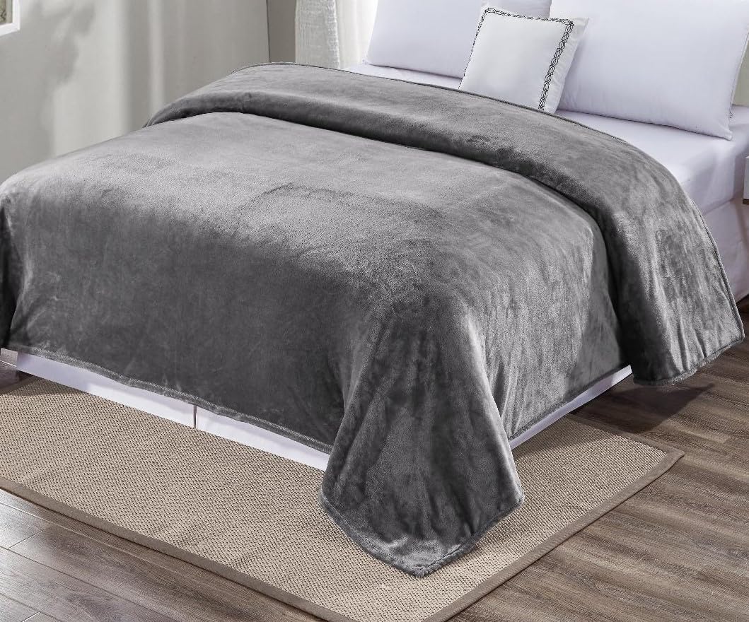 Faith, Hope, Love Home Decor Ultra Lush Twin Size Solid Microplush Blanket - Best Buy Furniture