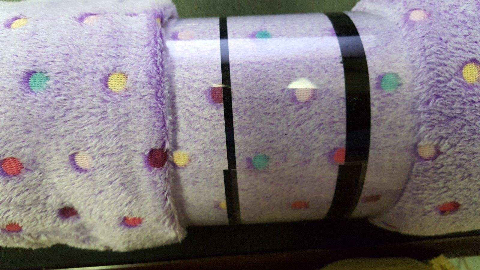 Faith, Hope, Love Home Décor Velvet Touch Rainbow Polka Dot Throw Fleece Blanket - Best Buy Furniture