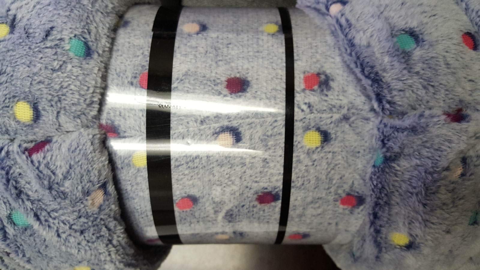 Faith, Hope, Love Home Décor Velvet Touch Rainbow Polka Dot Throw Fleece Blanket - Best Buy Furniture