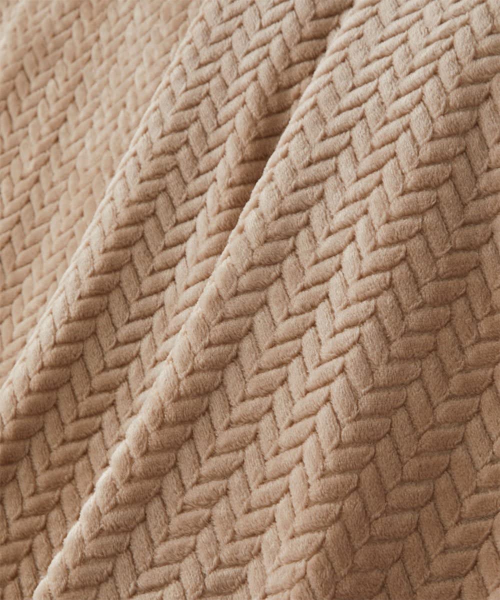 Decor&More Noble House Oversized and Extra Heavy Chevron Braided Throw Blanket (50" x 70") - Best Buy Furniture