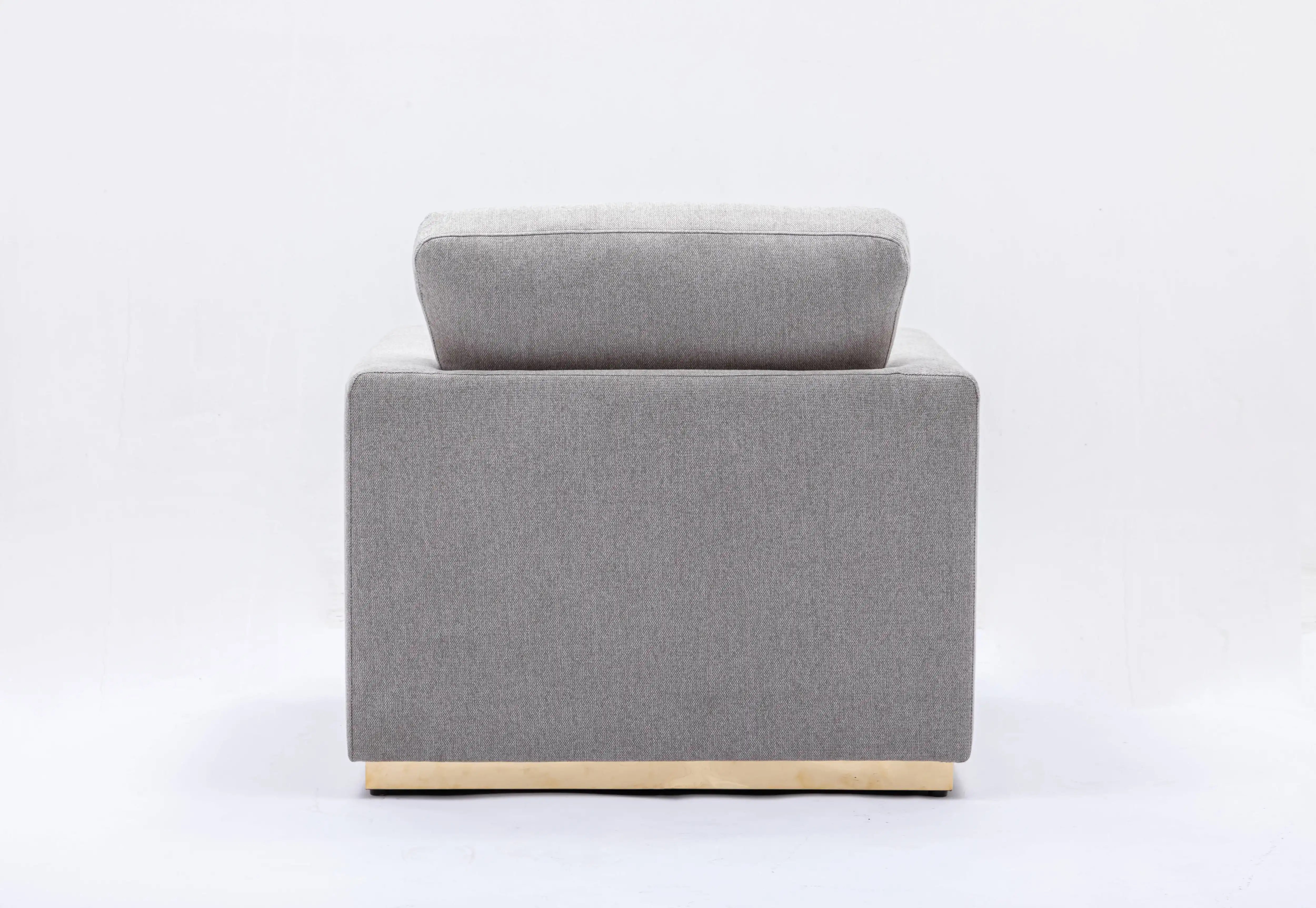 Valin - Linen Chair For Living Room - Gray - Best Buy Furniture