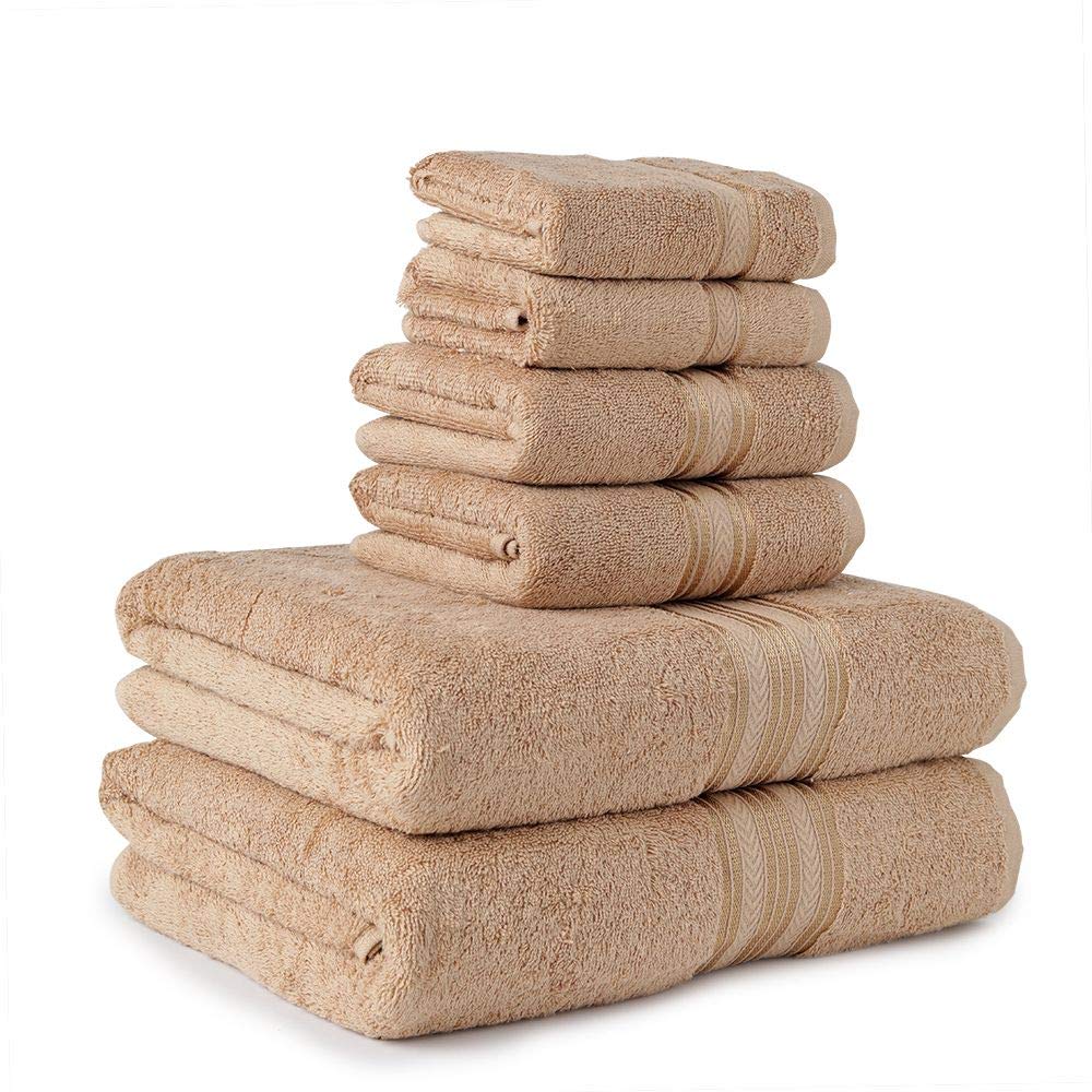 Faith, Hope, Love Home Decor Bathessentials 100% Cotton Extra Heavy 6 Piece Bath Towel Set - Best Buy Furniture