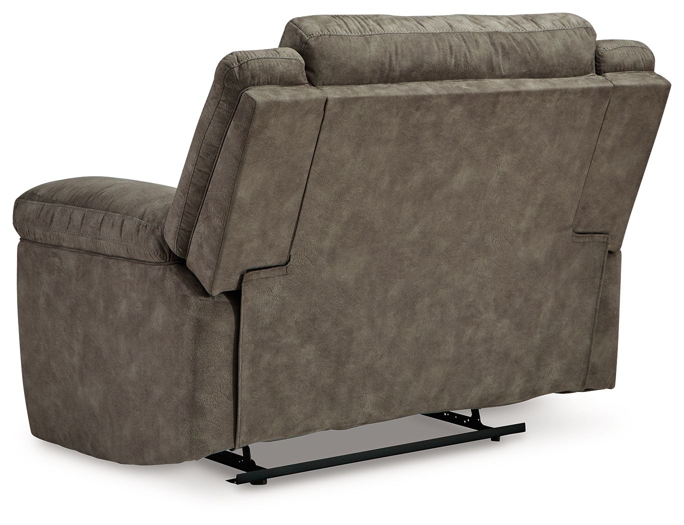 Laresview - Zero Wall Wide Seat Recliner - Fossil - Best Buy Furniture