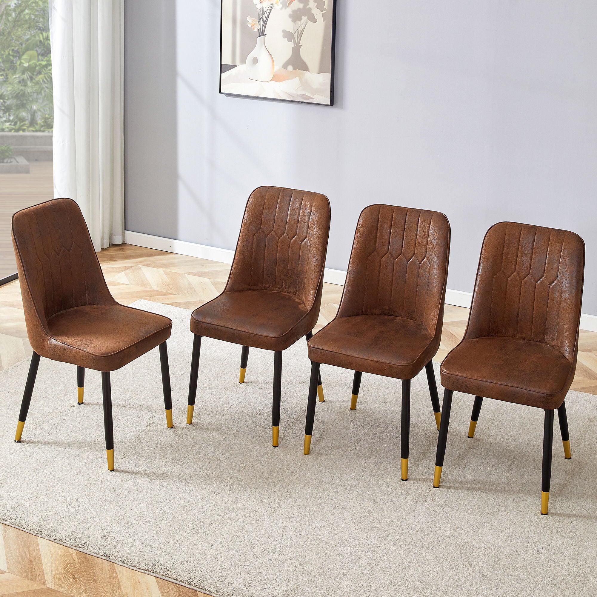 Modern Chair With Metal Legs