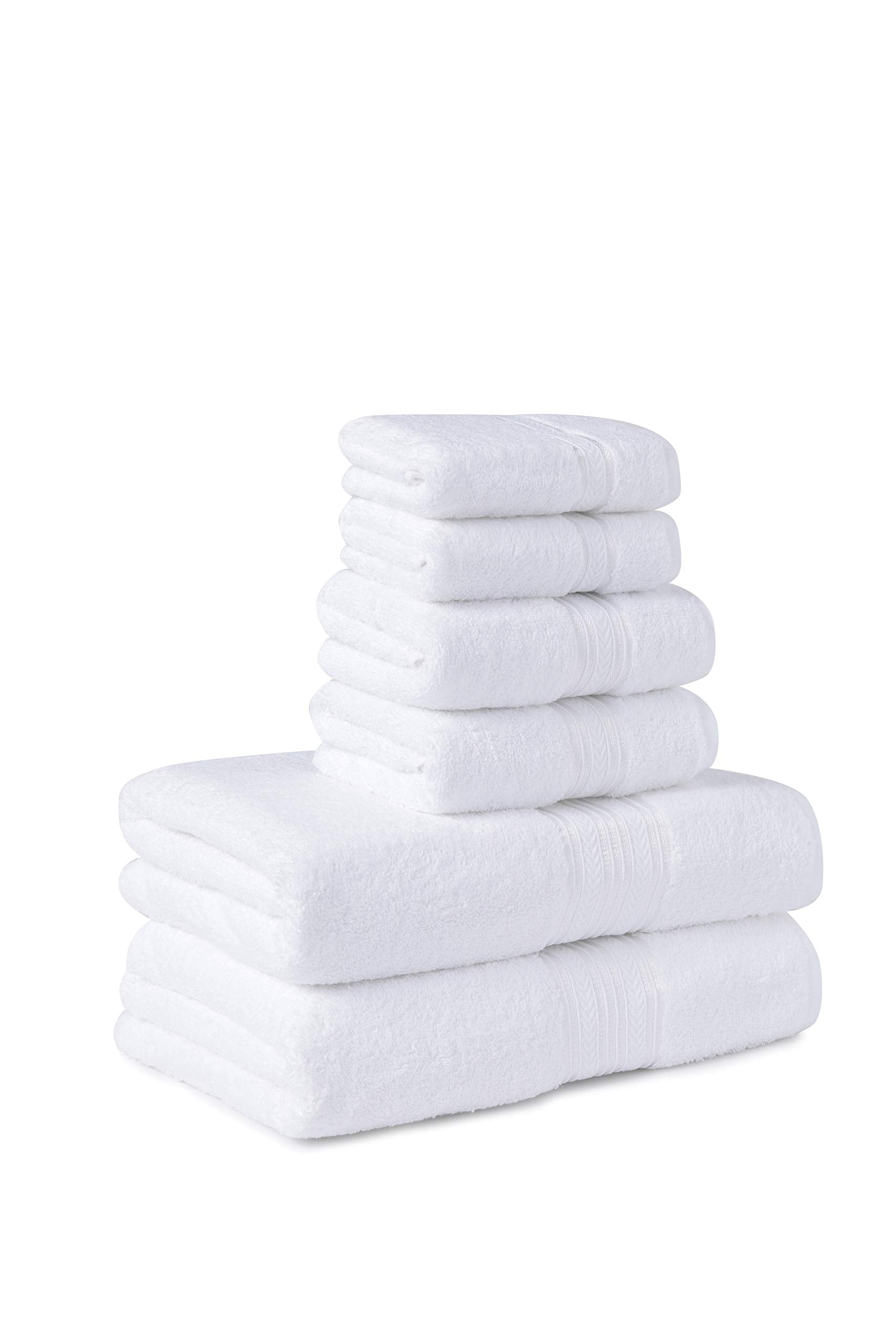 Faith, Hope, Love Home Decor Bathessentials 100% Cotton Extra Heavy 6 Piece Bath Towel Set - Best Buy Furniture