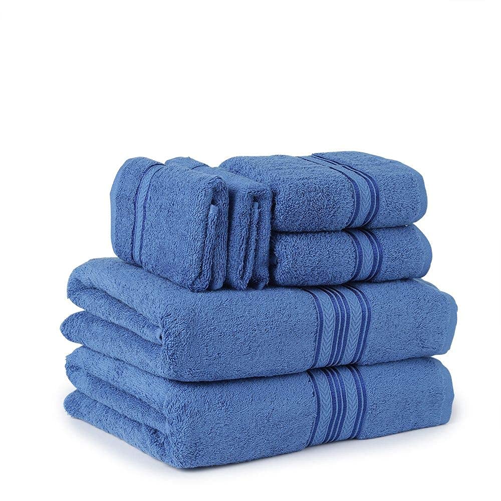 Faith, Hope, Love Home Decor Bathessentials 100% Cotton Extra Heavy 6 Piece Bath Towel Set - Best Buy Furniture
