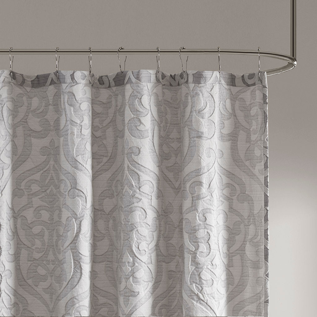 72" x 72" jacquard shower curtain - Tuesday Morning - Shower Curtains