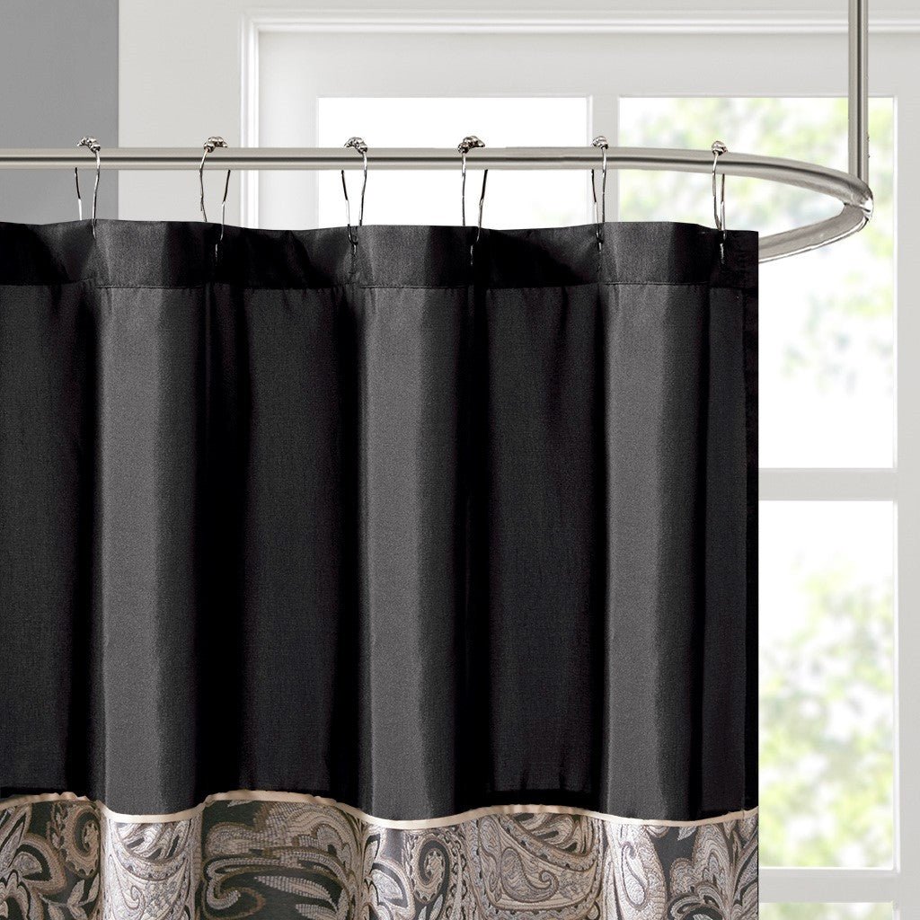 72" x 72" jacquard shower curtain - Tuesday Morning - Shower Curtains