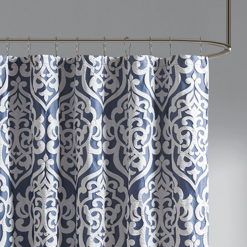 72" x 72" jacquard shower curtain - Tuesday Morning - Shower Curtains