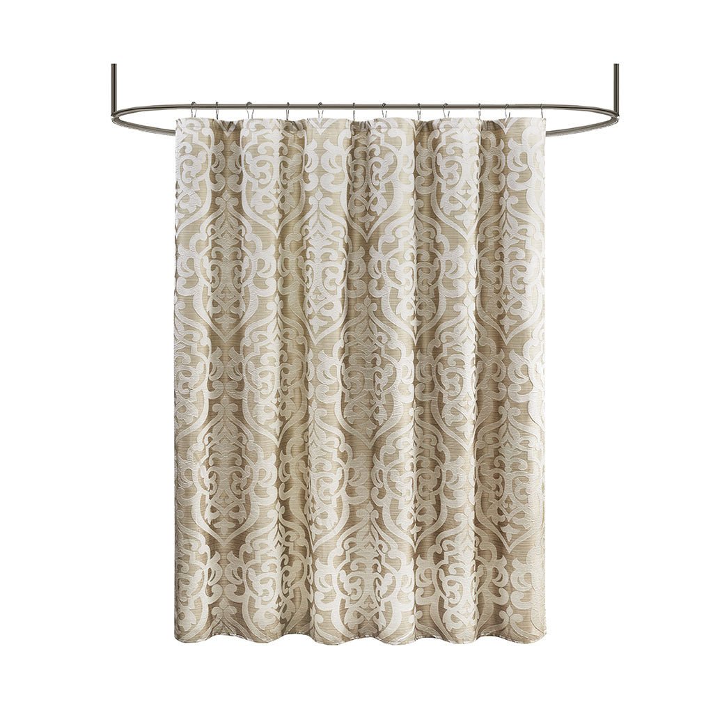 72" x 72" jacquard shower curtain - Tuesday Morning - Shower Curtains