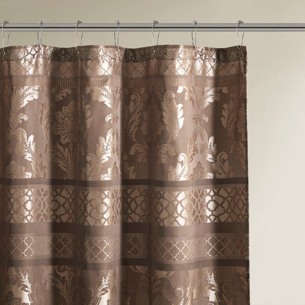 72" x 72" jacquard shower curtain - Tuesday Morning - Shower Curtains