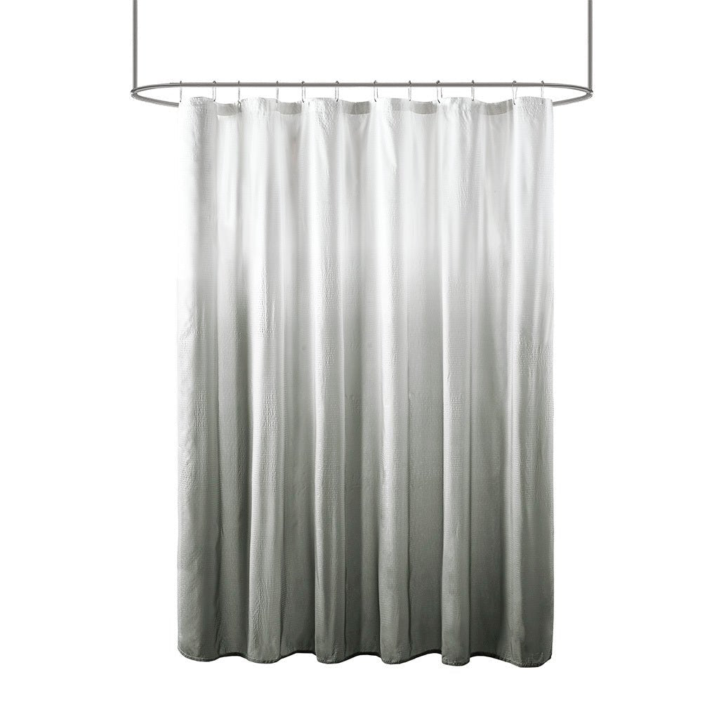 72" x 72" ombre printed seersucker shower curtain - Tuesday Morning - Shower Curtains