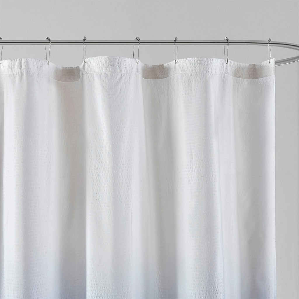 72" x 72" ombre printed seersucker shower curtain - Tuesday Morning - Shower Curtains