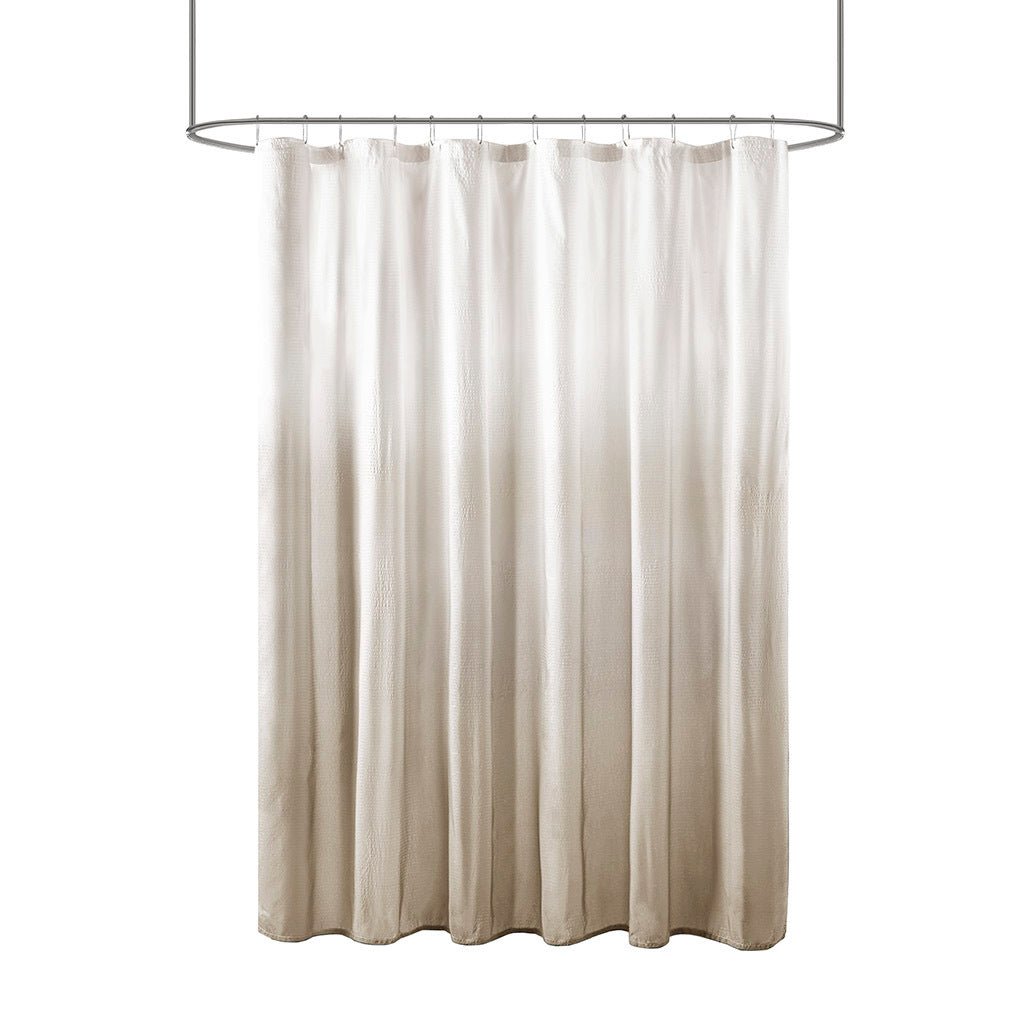72" x 72" ombre printed seersucker shower curtain - Tuesday Morning - Shower Curtains