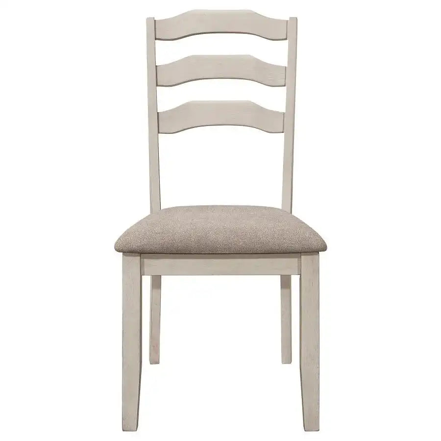 Ronnie - Wood Dining Side Chair (Set of 2) - Rustic Cream