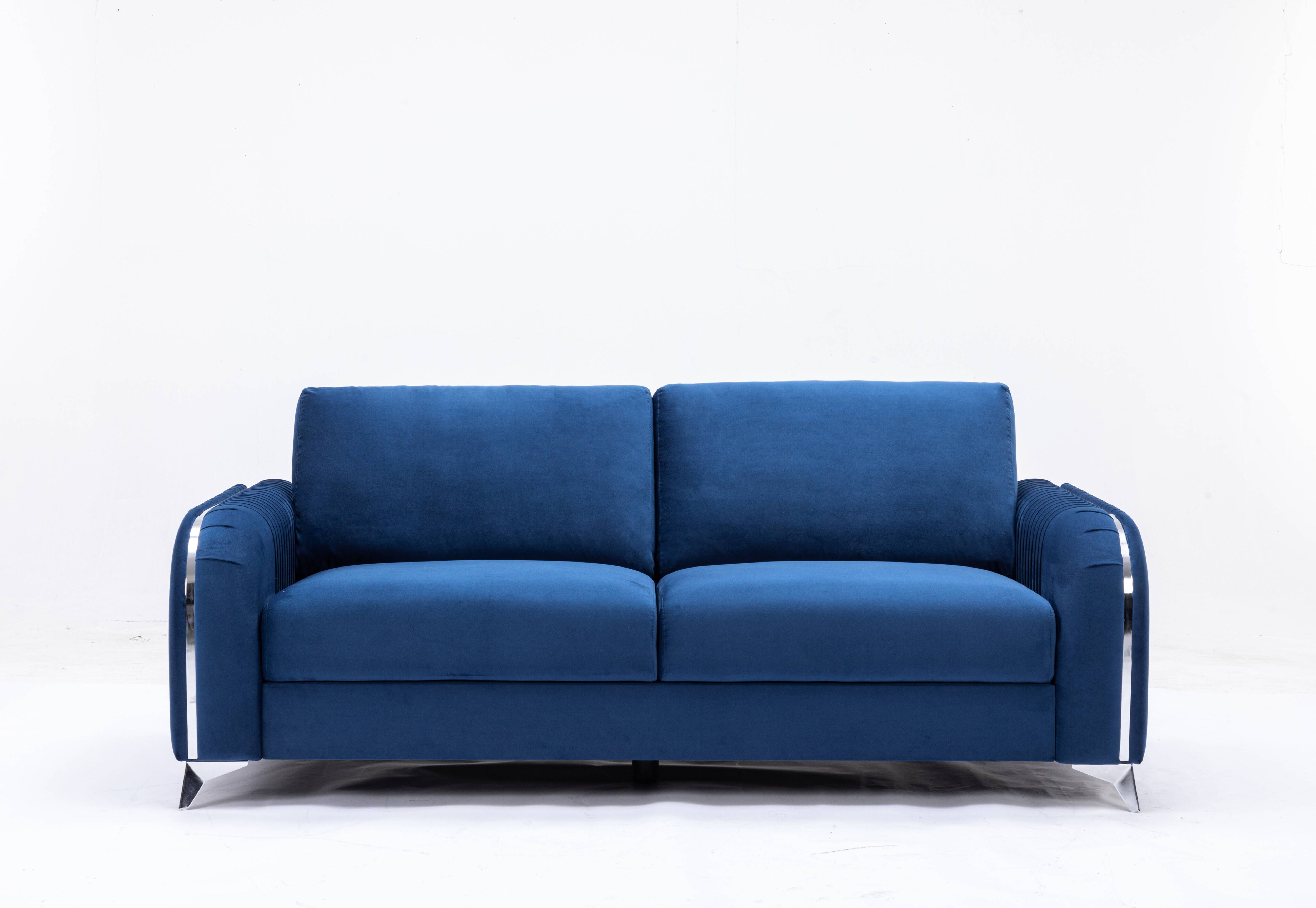Wenona - Velvet Sofa - Best Buy Furniture
