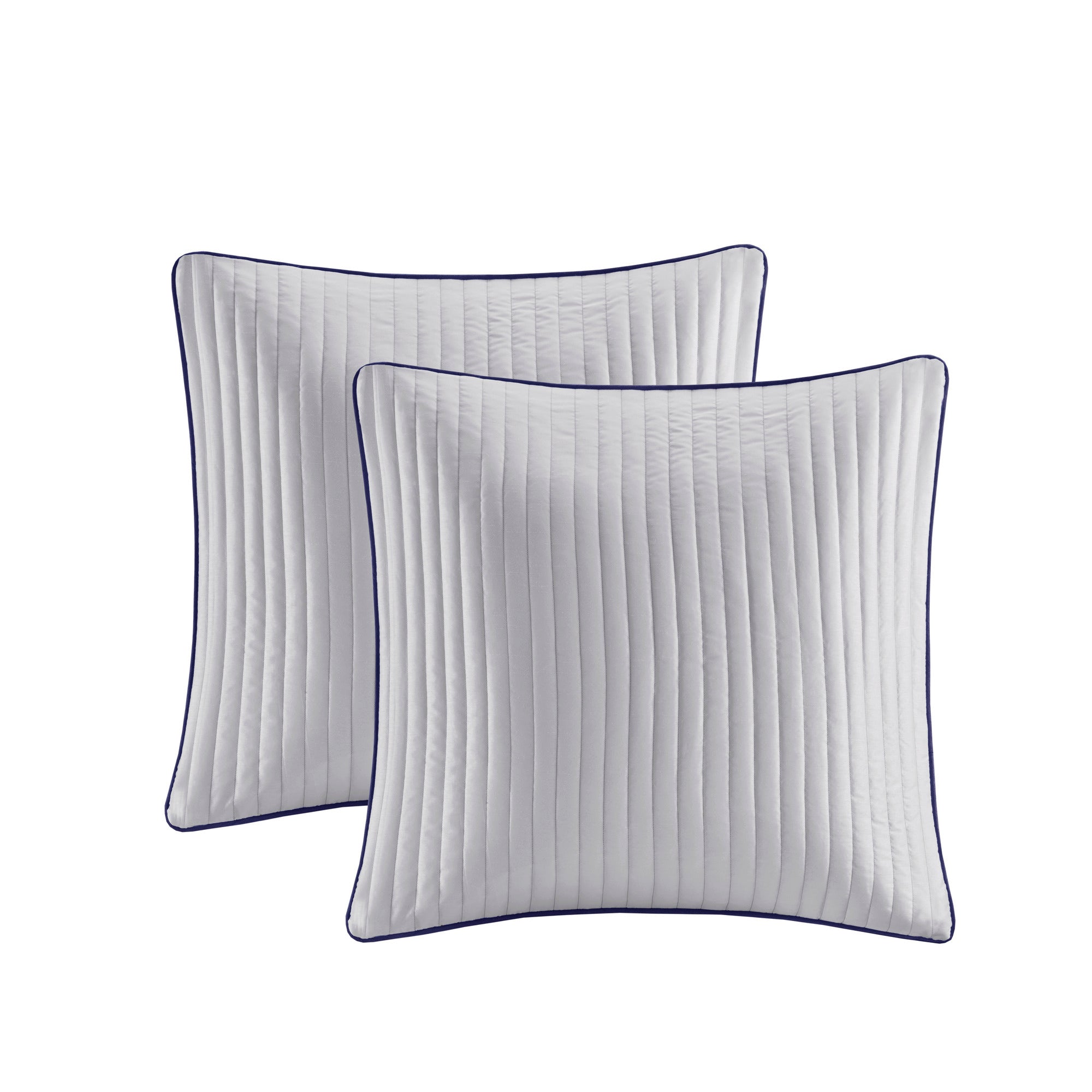 12 Piece Comforter Set with Cotton Bed Sheets Navy Queen