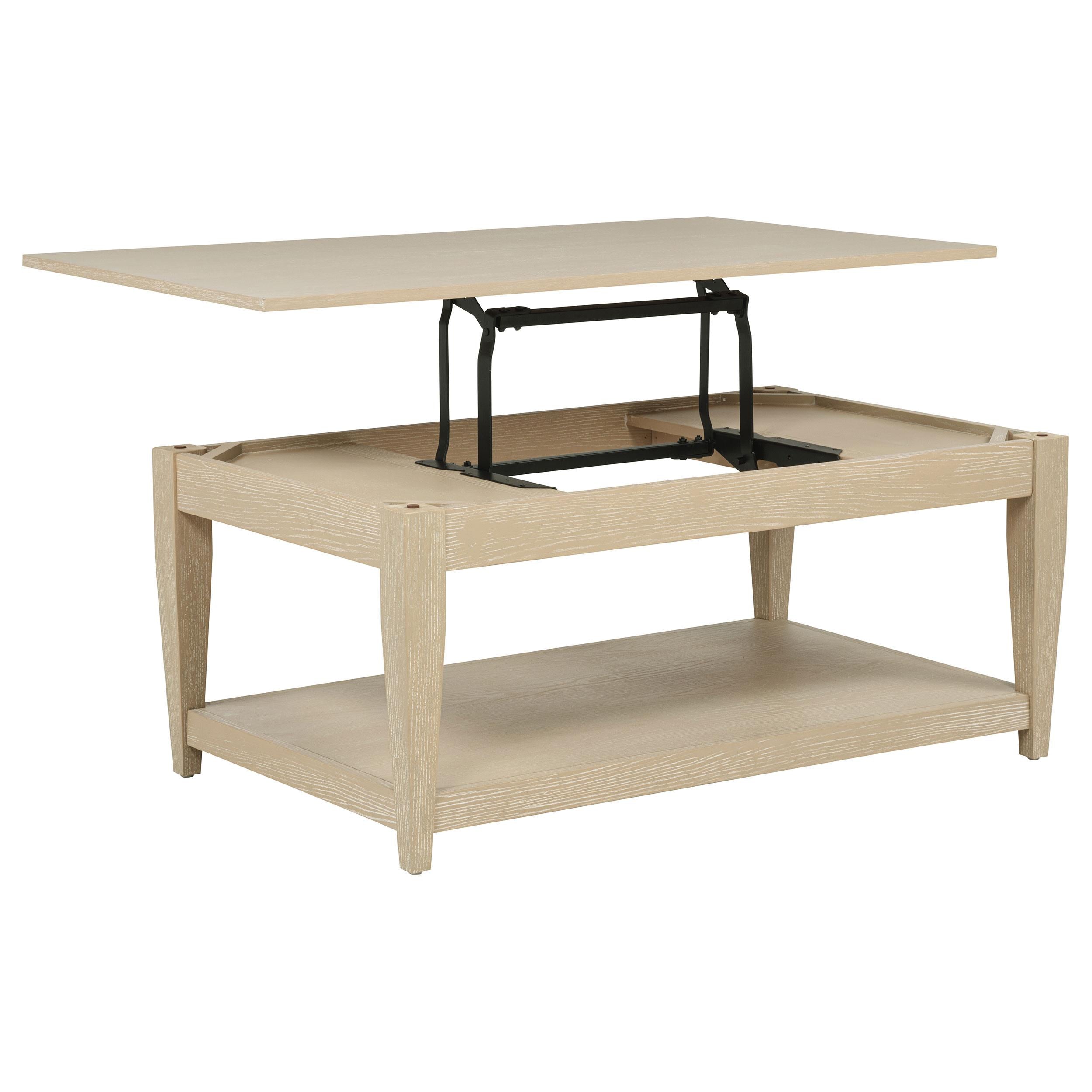 Lindenton Lift-Top Occasional Cocktail Coffee Table Blonde-
