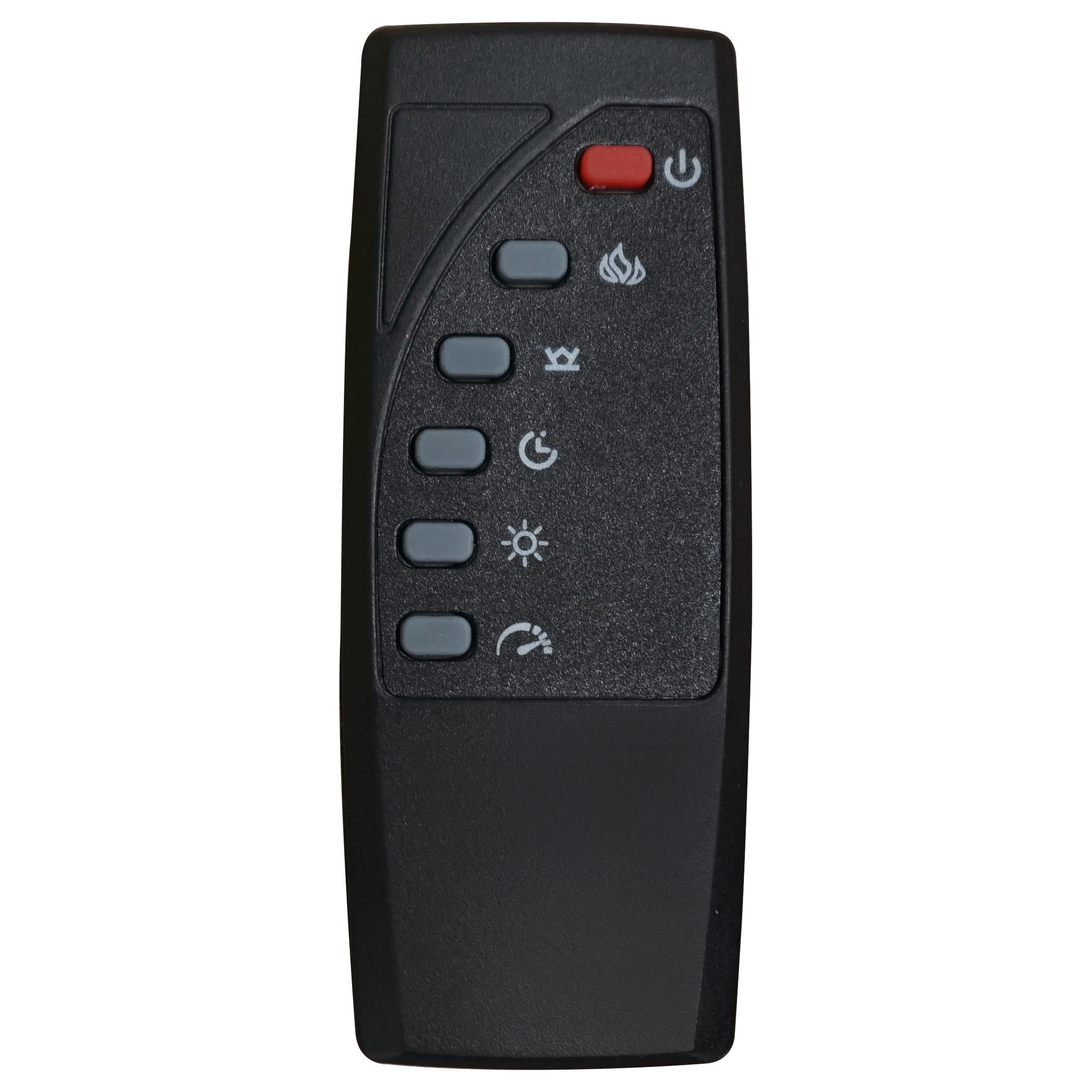 Deiter 79-inch TV Stand Fireplace Media Console Black-