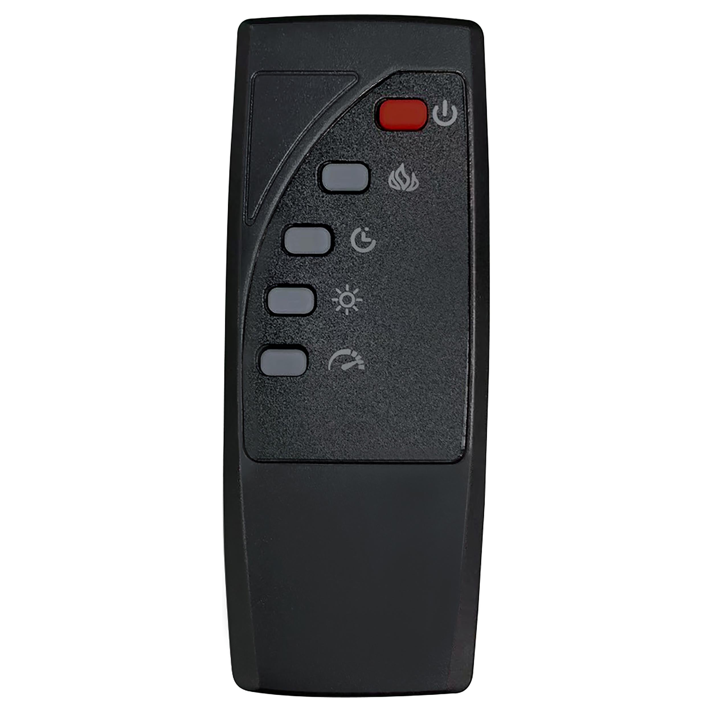 Enfield 71-inch TV Stand Fireplace Media Console Dark Pine-