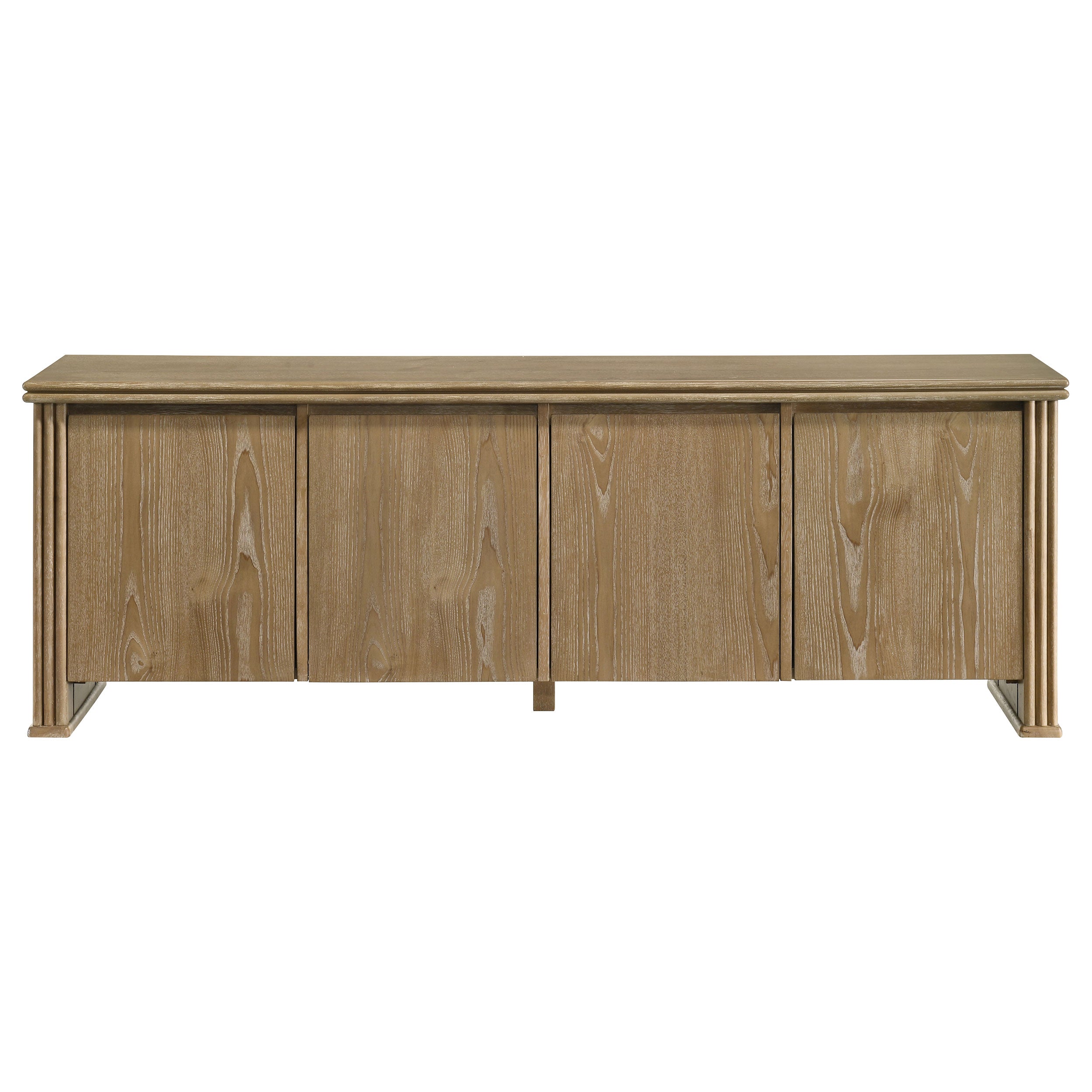 Adina 70-inch TV Stand Media Console Distressed Light Brown-