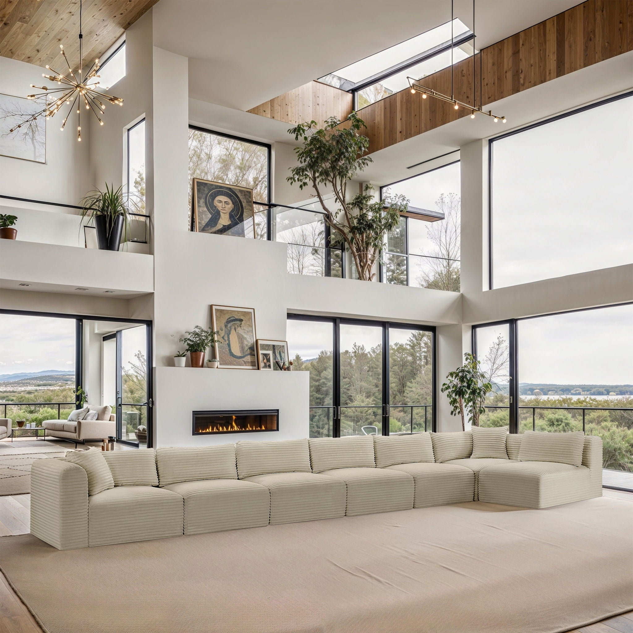 Shaggy - 7 Piece Modular Sectional