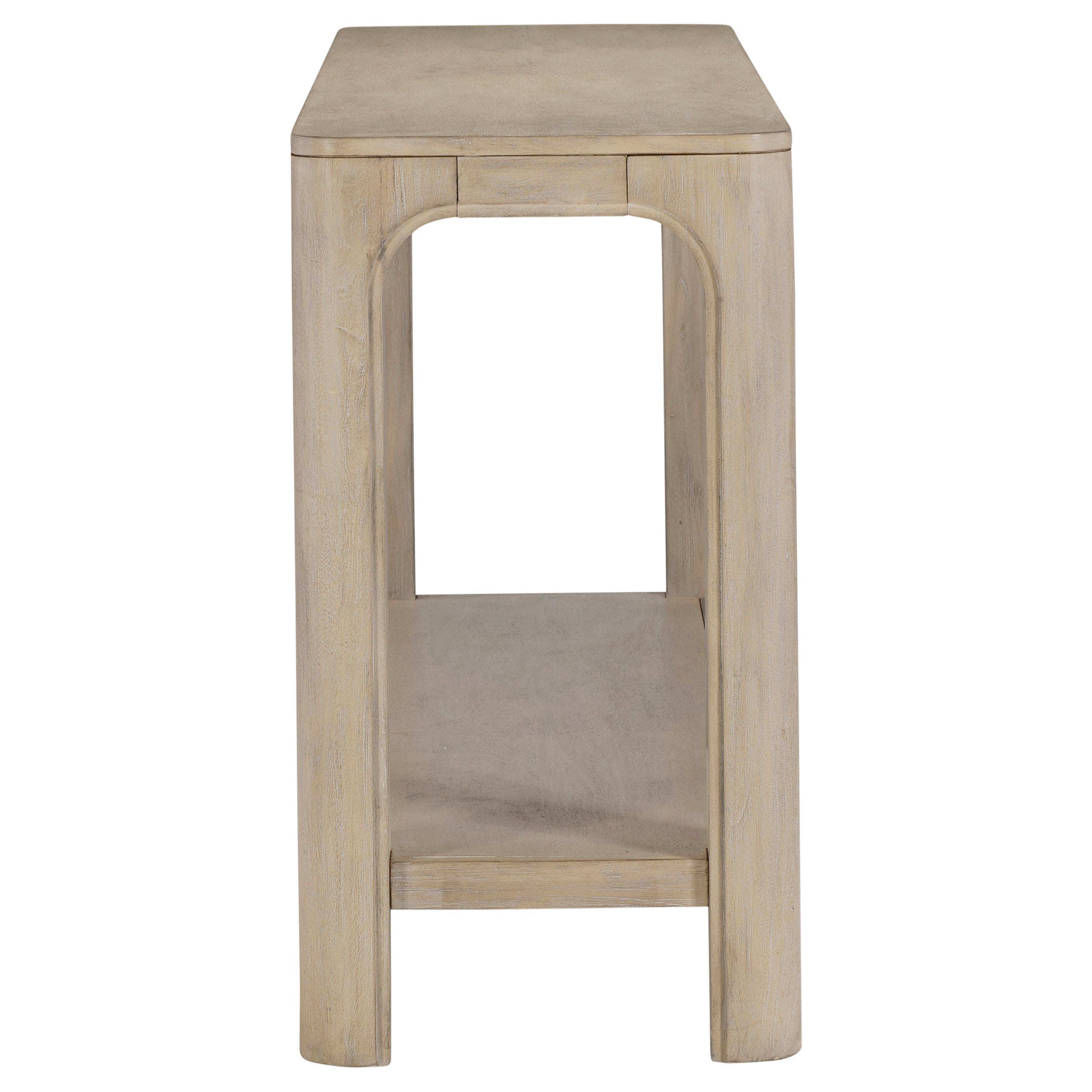 Solano 64-inch Entryway Console Sofa Table Weathered Mango-